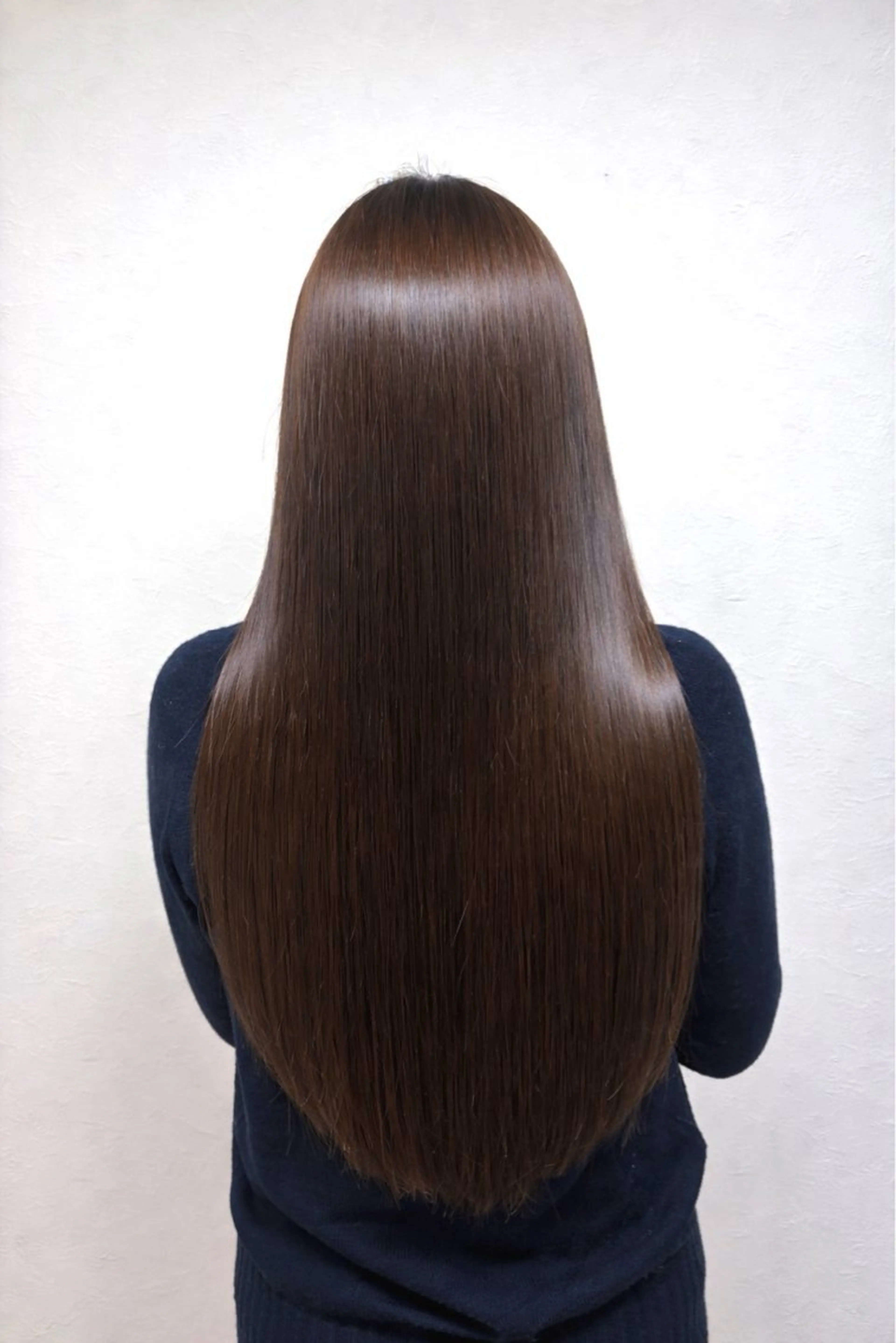 セミロング カット 縮毛矯正 トリートメント let’s所属・透明感／髪質改善 ／ りかのヘアスタイル