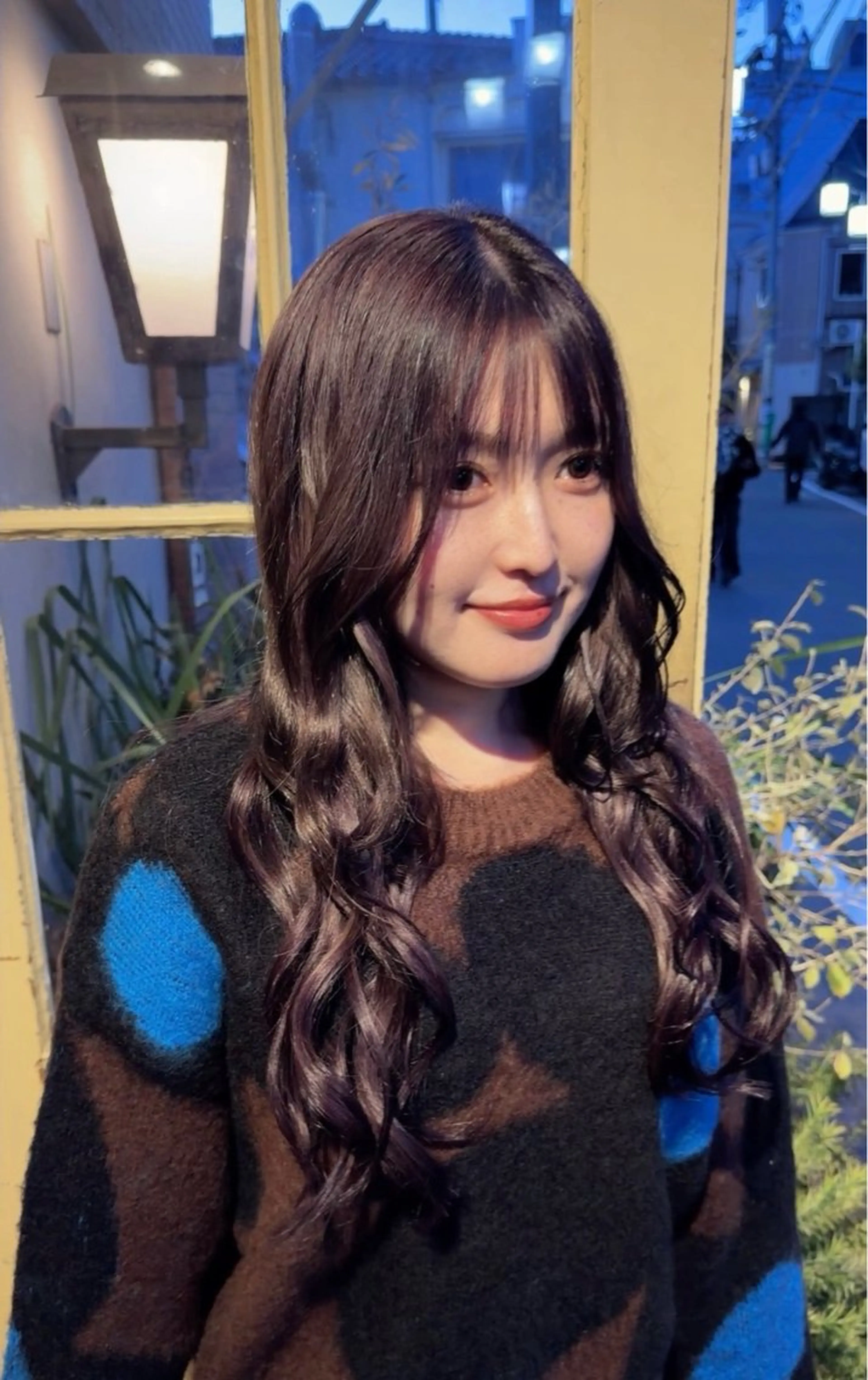 ロング カラー ヘアカラー KURIA‪‪*⋆ஐ ブリーチ/韓国ヘアのヘアスタイル