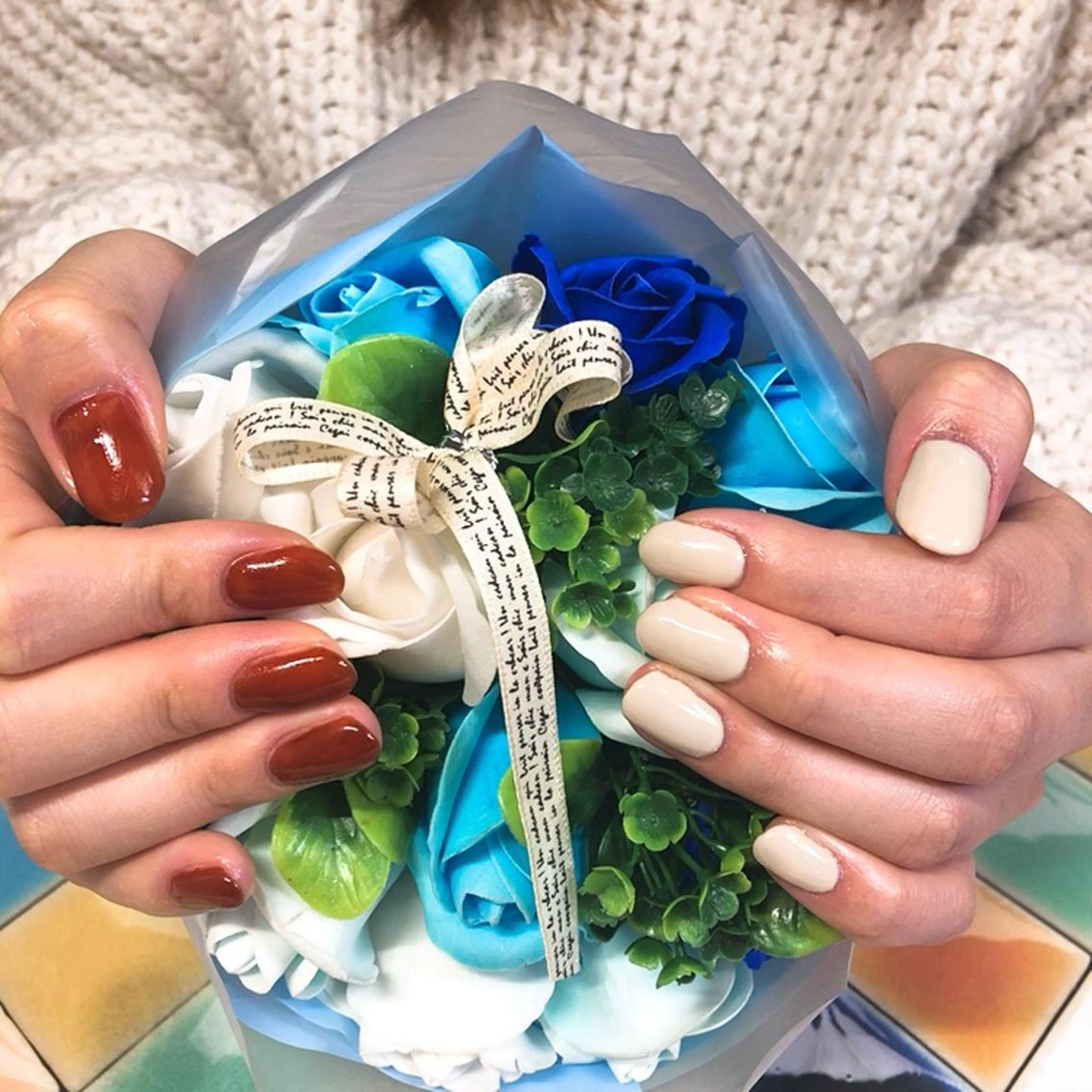 ネイル ワンカラーネイル 奥園 良恵のネイルデザイン