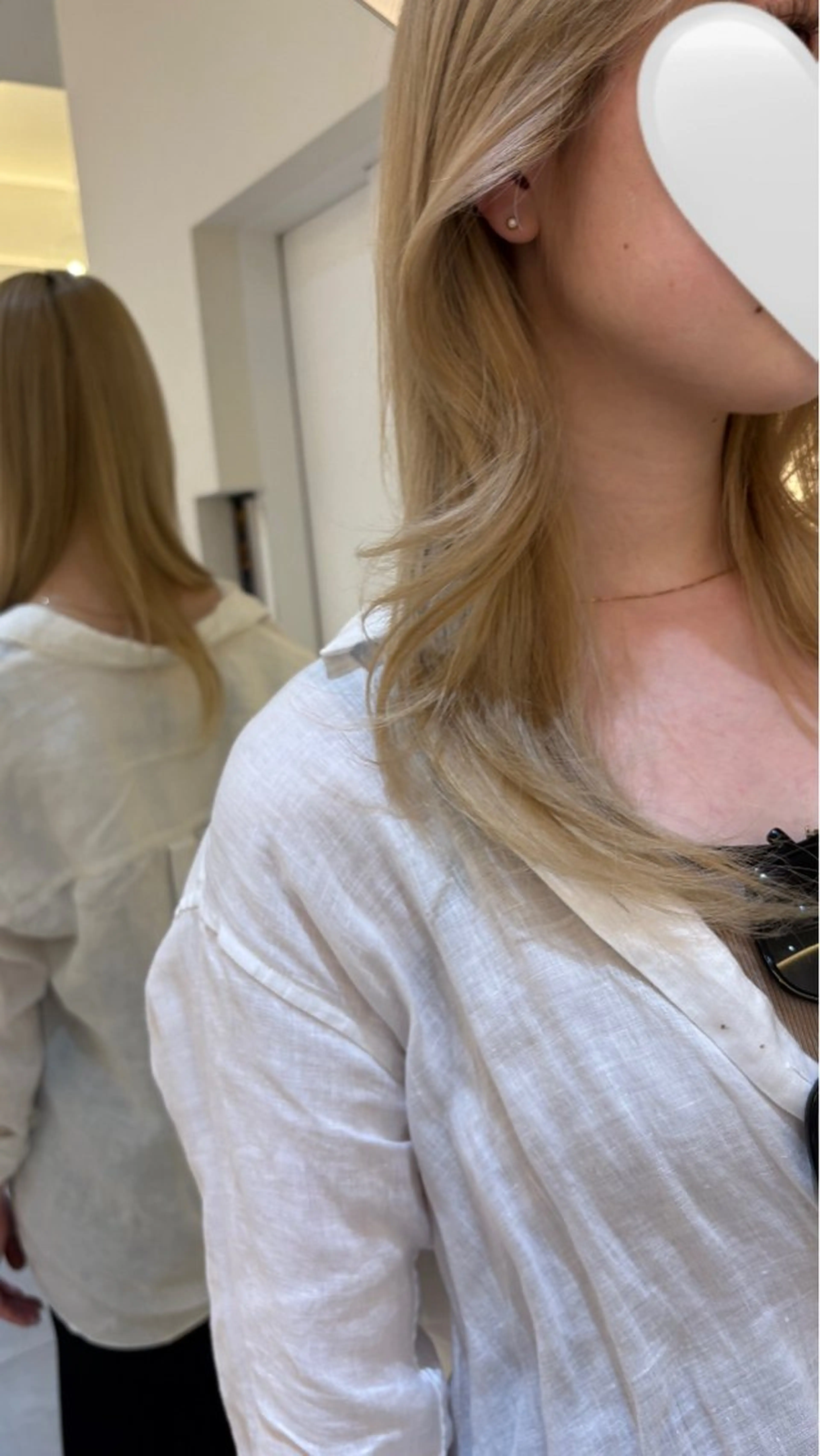 ロング カット nok所属・レイヤー/ベージュ/ どますず🌺のヘアスタイル