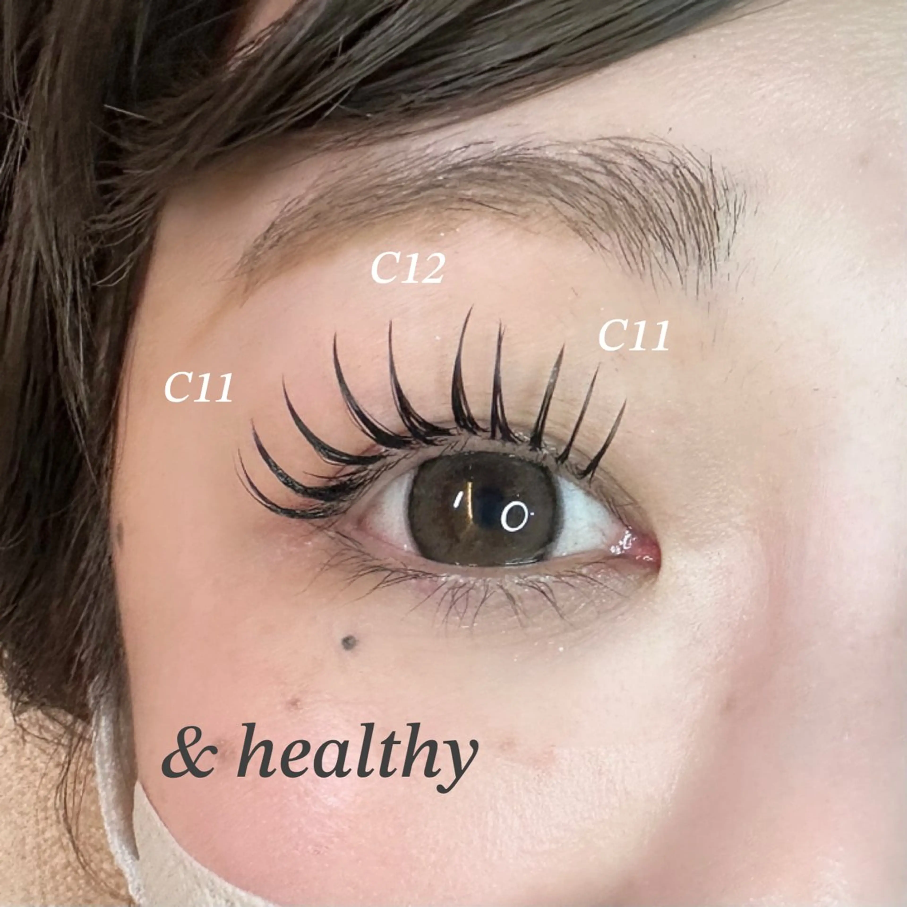 マツエク・マツパ バインドロック Cカール マツエク トップアイリスト やつだ🐩のマツエク・マツパデザイン