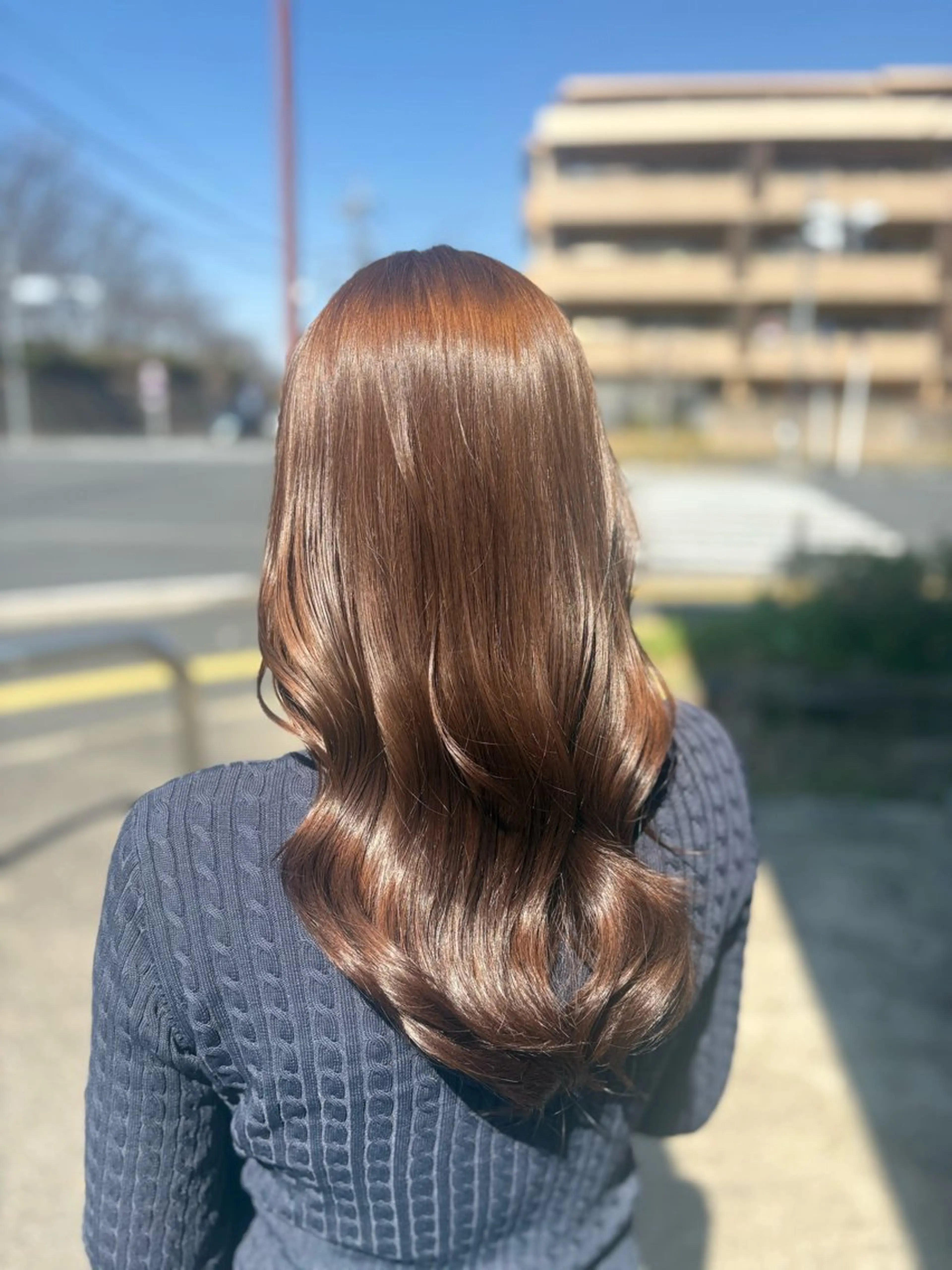 ロング カラー ベージュカラー ブリーチ ダブルカラー ヘーゼル ブリーチなしカラー カット ヘアカラー 垢抜けデザイナー/ ハイトーン/朝倉友香のヘアスタイル
