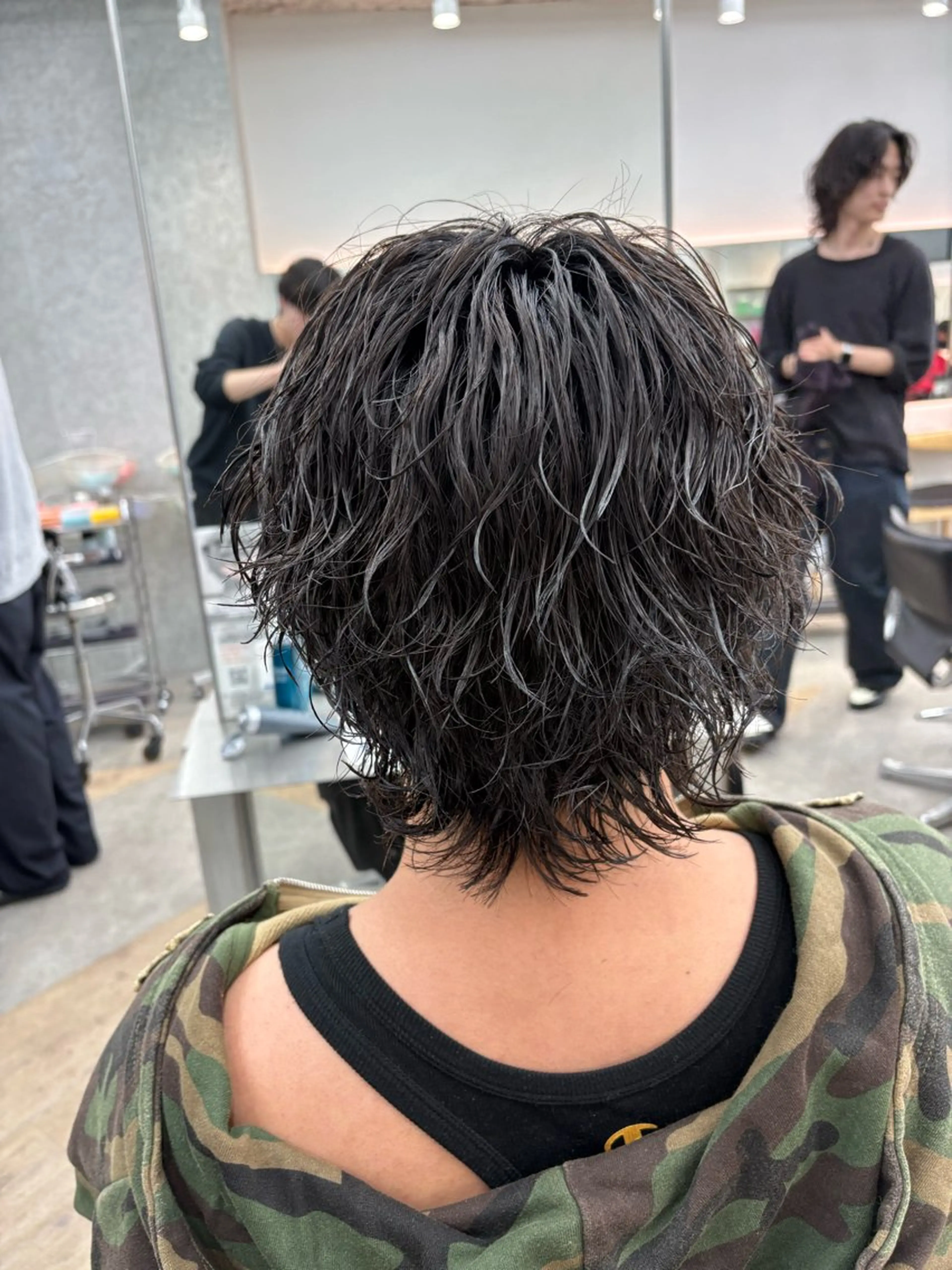 パーマ メンズ カット パーマ 🌀toa/波巻き✨ /メンズパーマ／栄のヘアスタイル