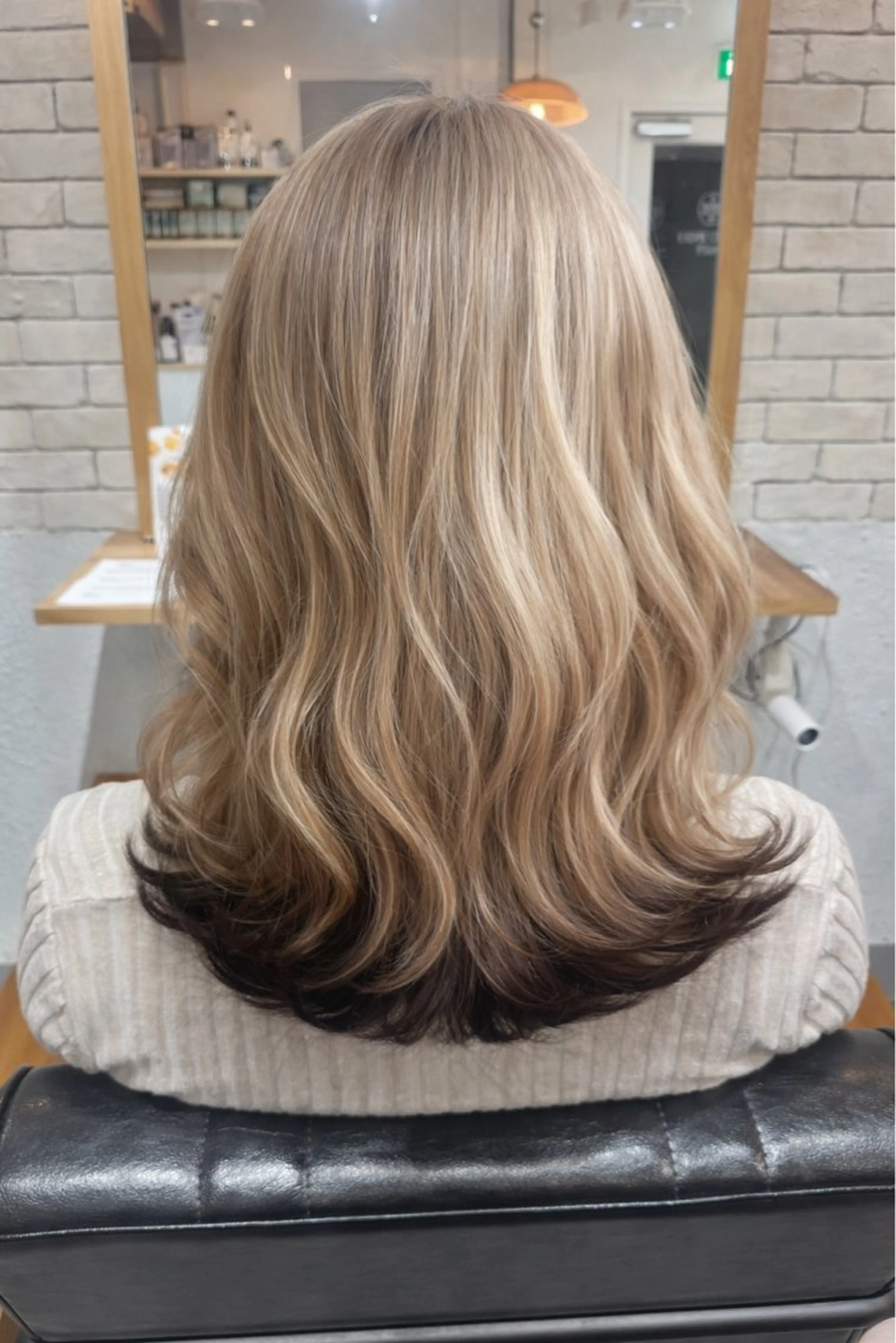 ミディアム カット ヘアカラー トリートメント 1%【横浜】 髪質改善&ケアカラーのヘアスタイル