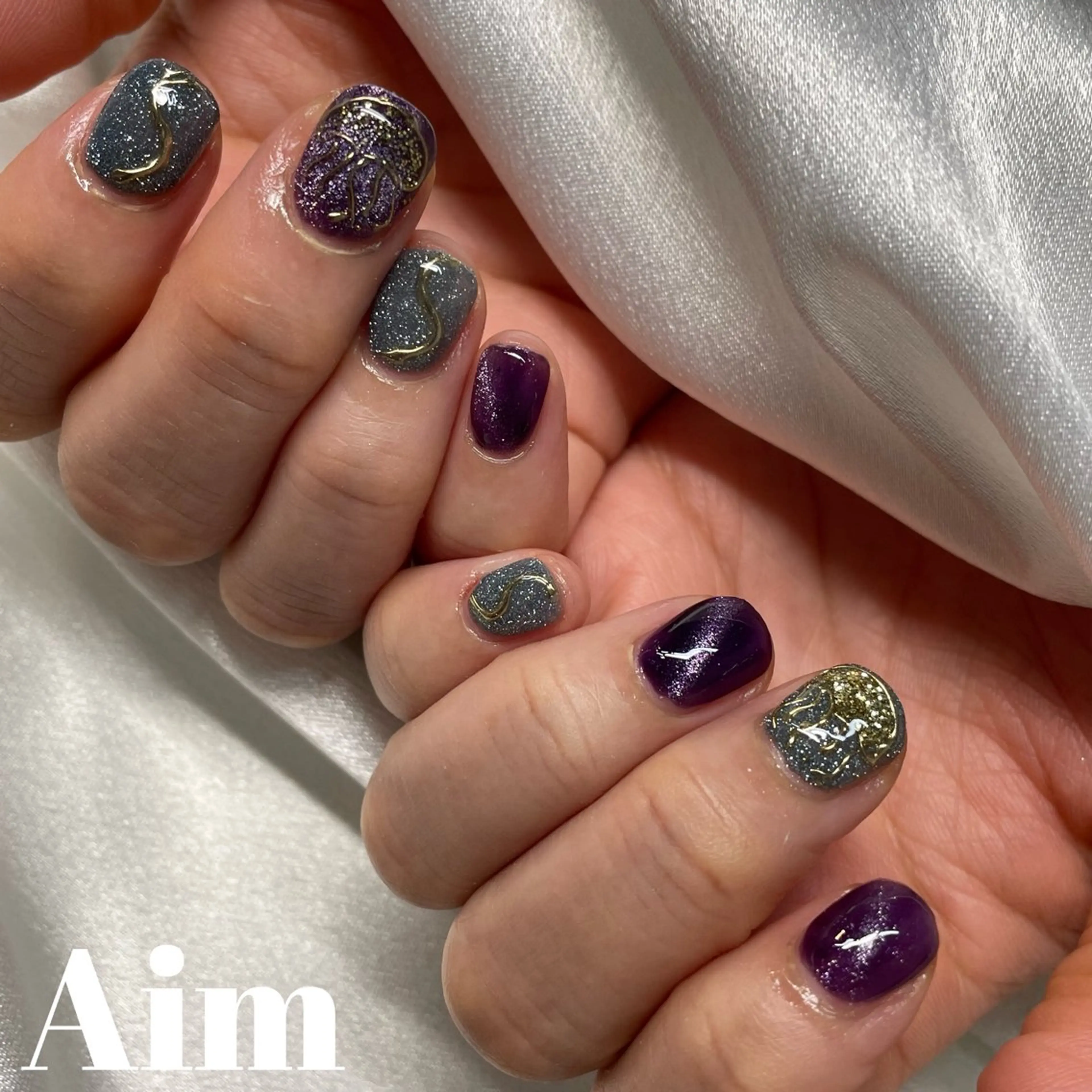 ネイル ハンドネイル ネイルサロンAim河原町[ヘアセット　ヘアエクステ　着付　専門店]所属・Aim🌿 kanaのネイルデザイン