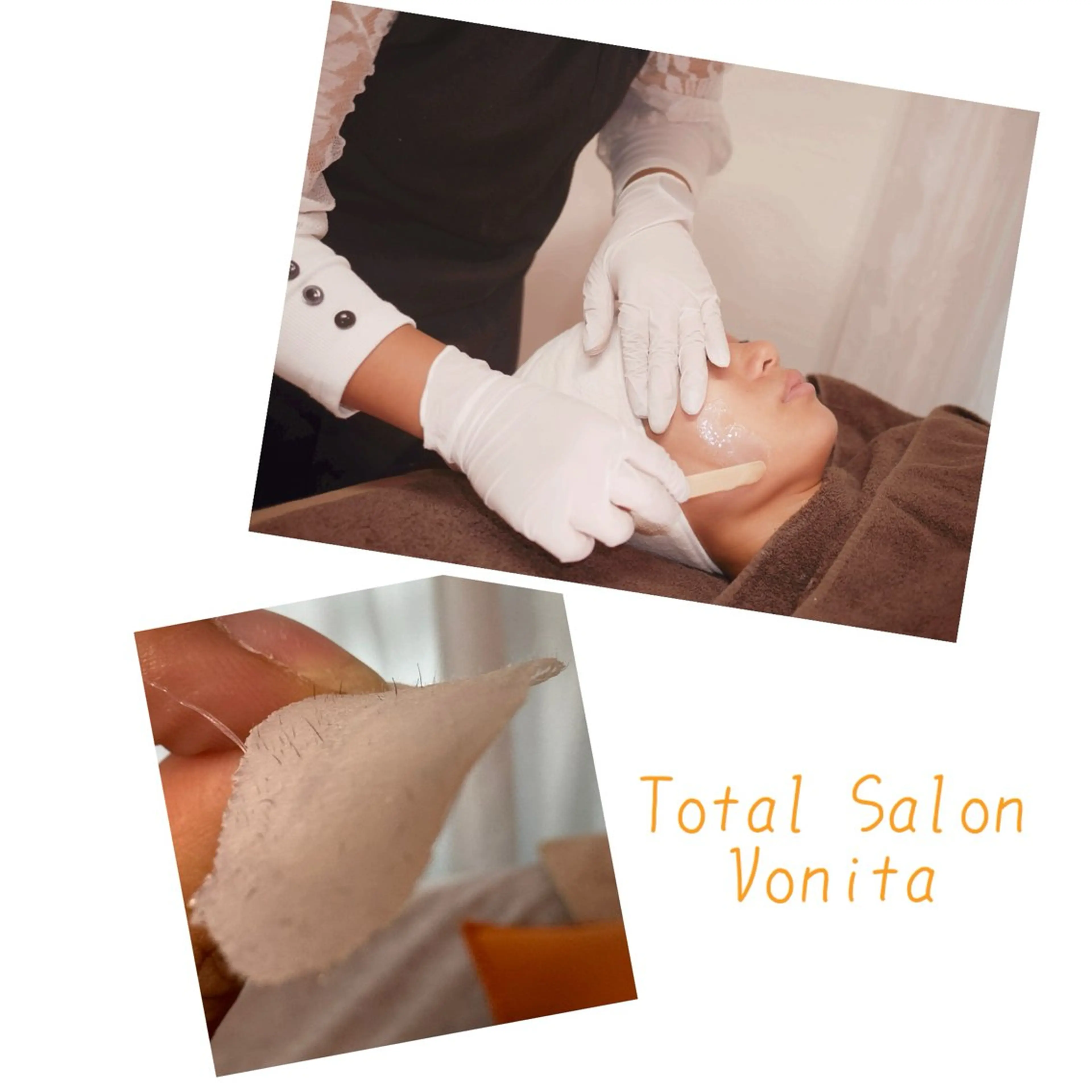 大人気フェイスワックス🧡ブラジリアンワックスのみ🤍前日処理無しで即日ツルツル肌へ ※眉毛を除くの写真