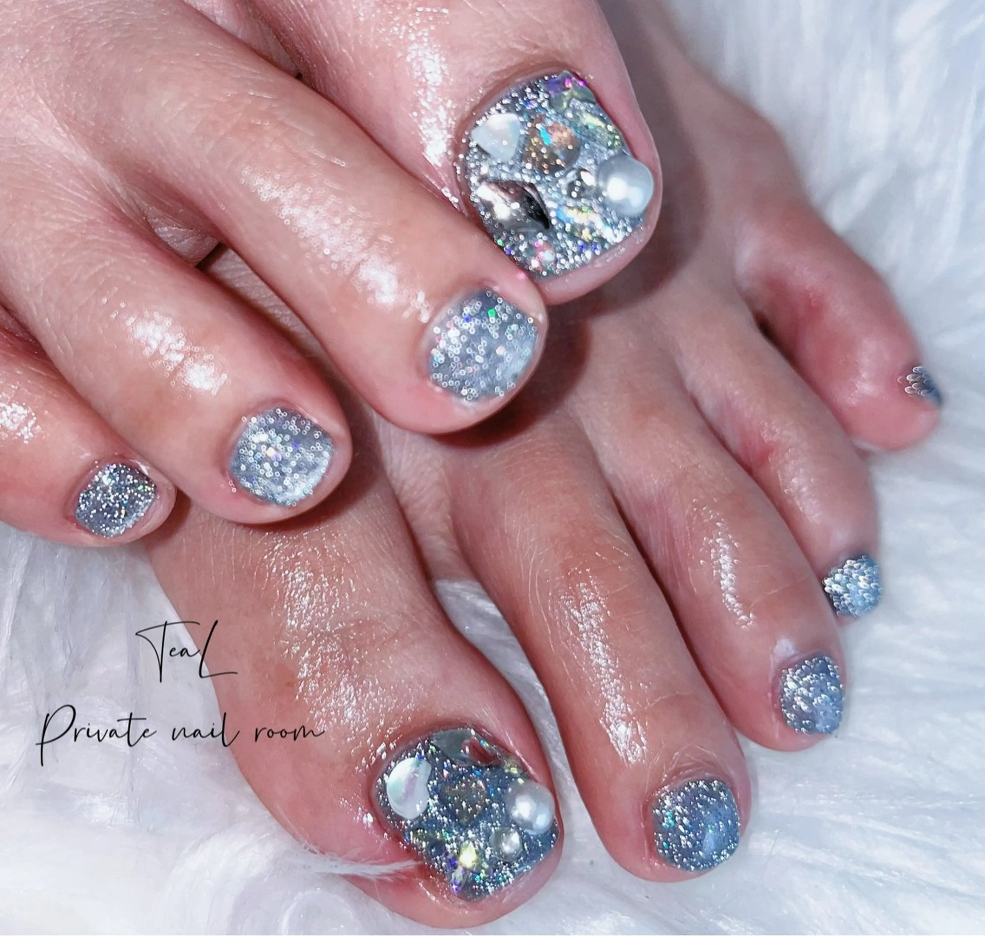 ネイル フットネイル TeaL nailのネイルデザイン