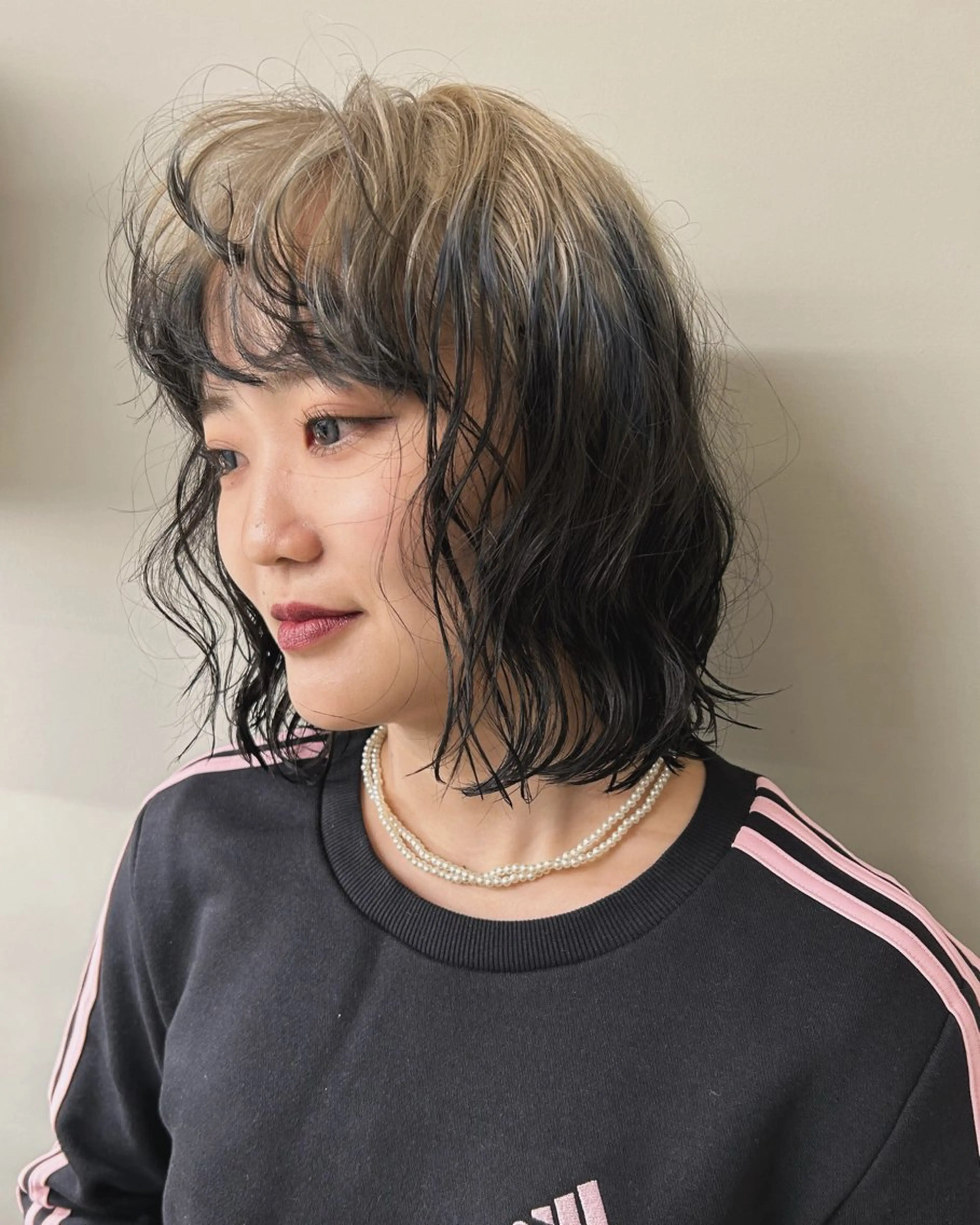 ミディアム カラー ヘアカラー トリートメント ケアパーマ/ケアブリ ーチdaisukeのヘアスタイル