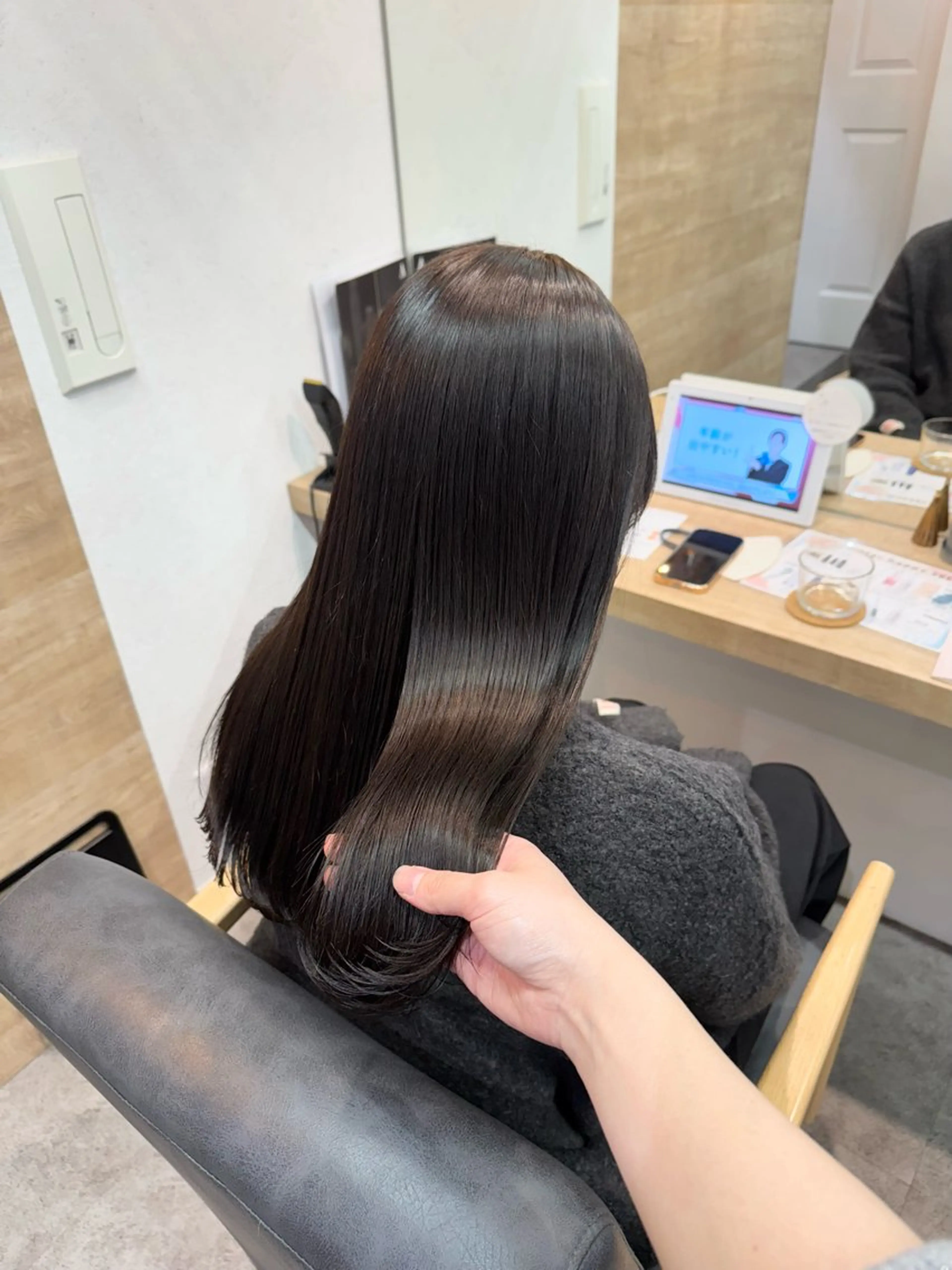 ロング カラー 髪質改善 トリートメント ヘアカラー トリートメント 縮毛矯正/艶髪カラー /パーマ/ひふみ🌱のヘアスタイル