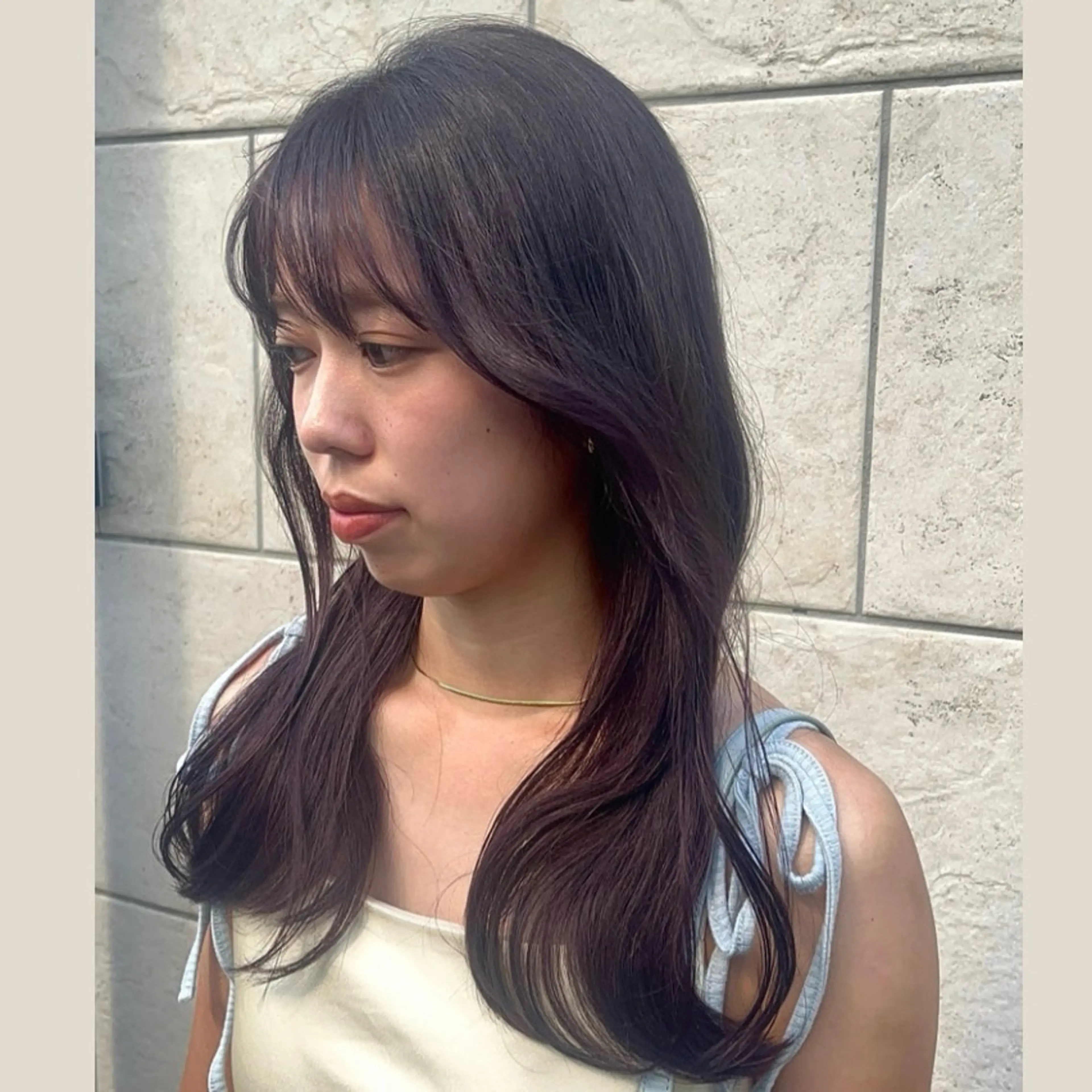 セミロング 韓国風ヘア Tiffa二子玉川所属・レイヤーカット 🌻AOI🌻のヘアスタイル