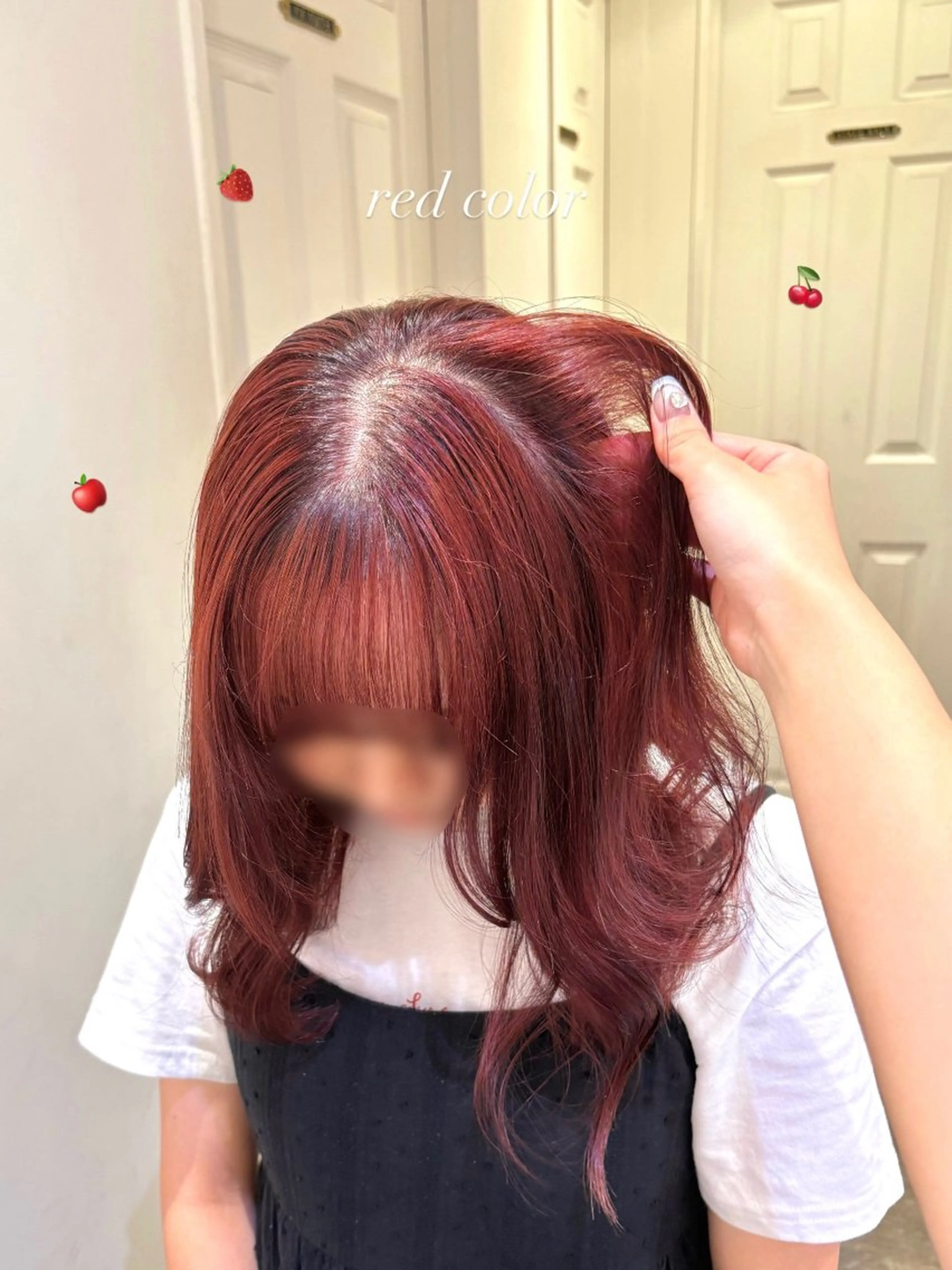 セミロング カラー ハイトーンカラー/ 長さだし🐇きょうかのヘアスタイル