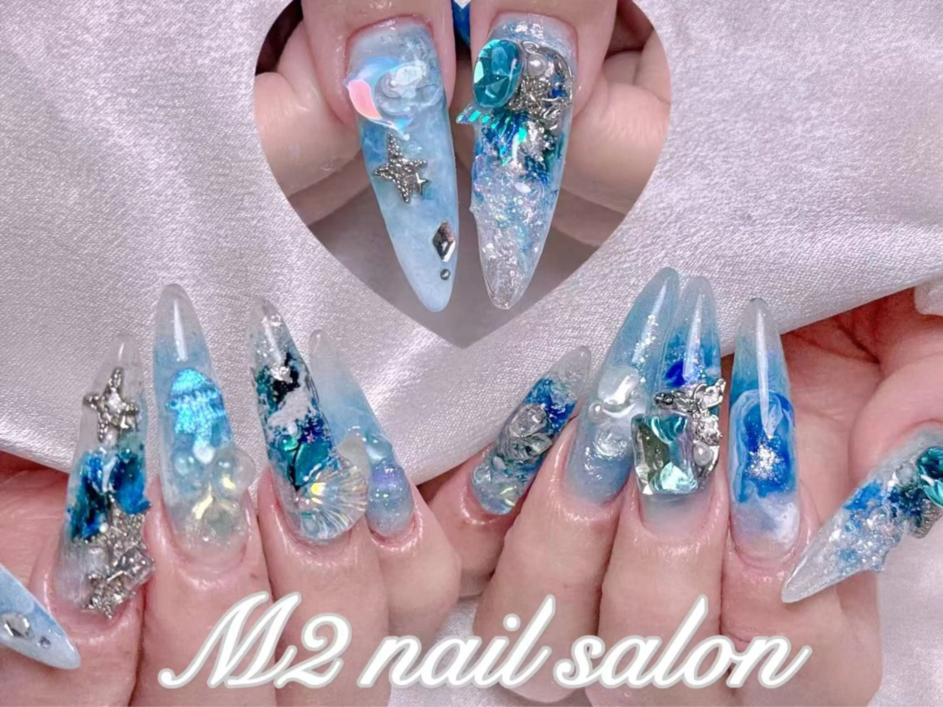 🔥業界最安値🔥ロングチップ150分デザインパーツ時間内無制限つけ放題🈹20980→16980(一枚MAX)の写真