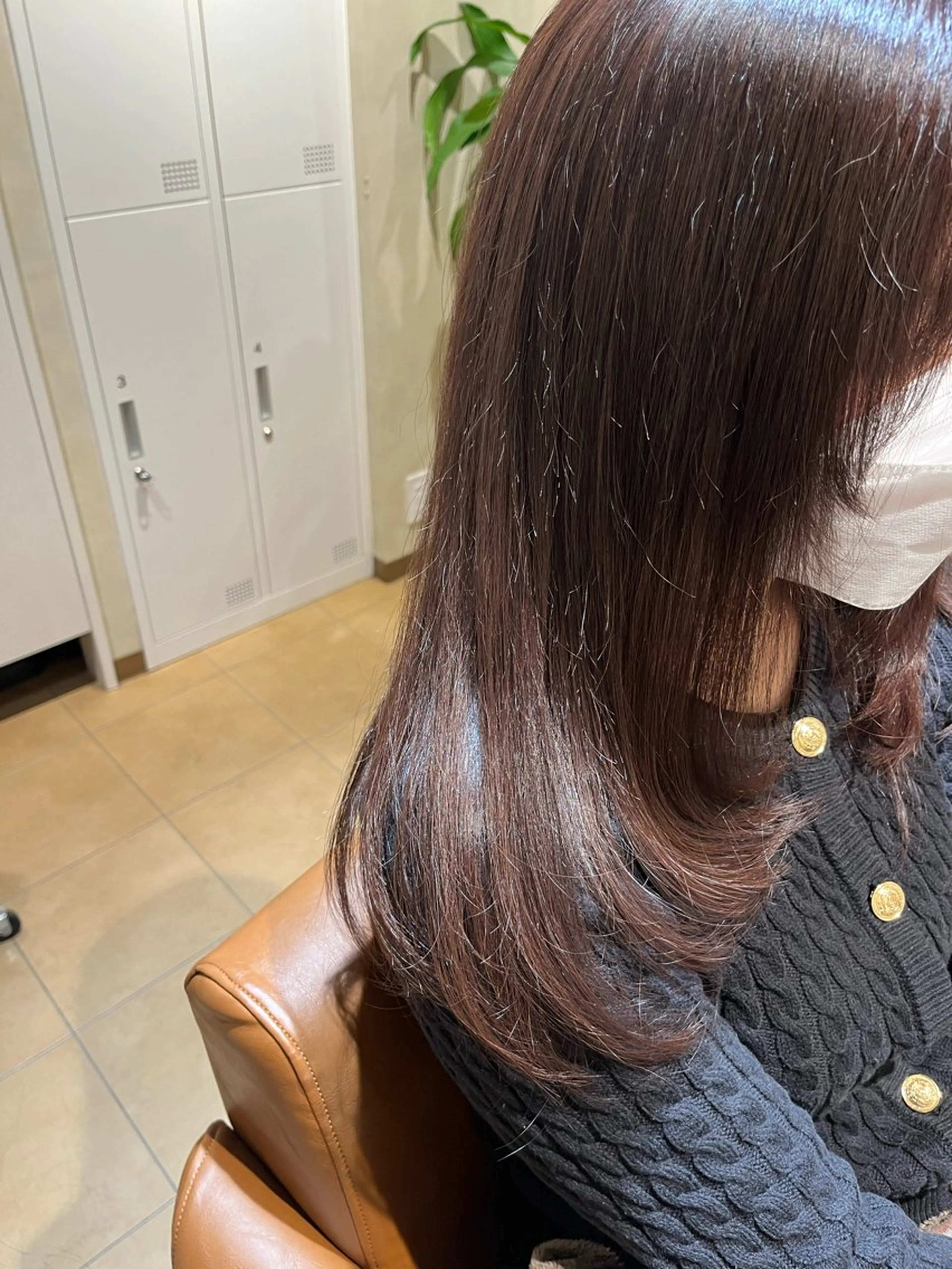 セミロング カラー レイヤーカット end roll りんのヘアスタイル