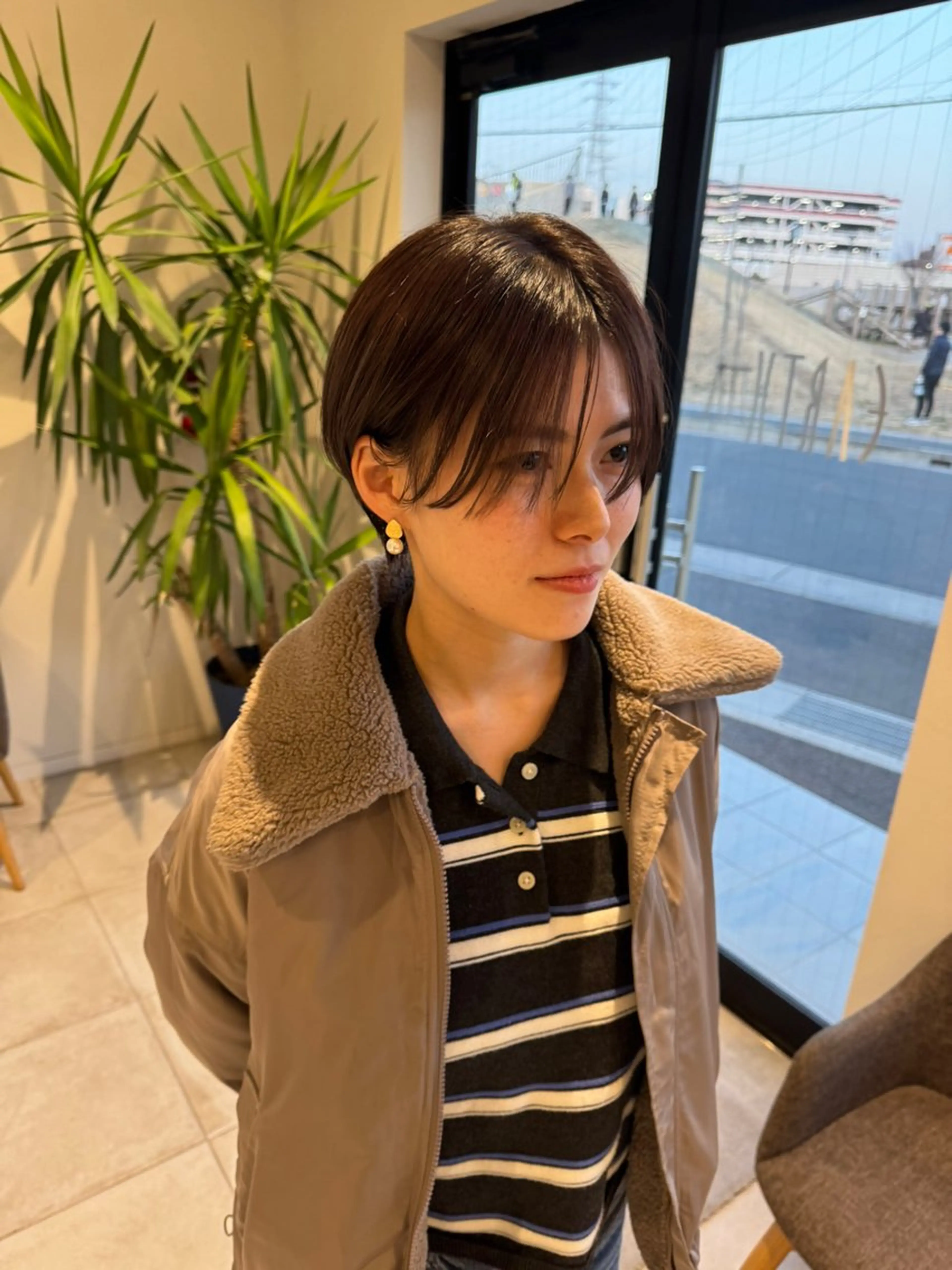 ショート ショートヘア EARTH八潮 樋口のヘアスタイル