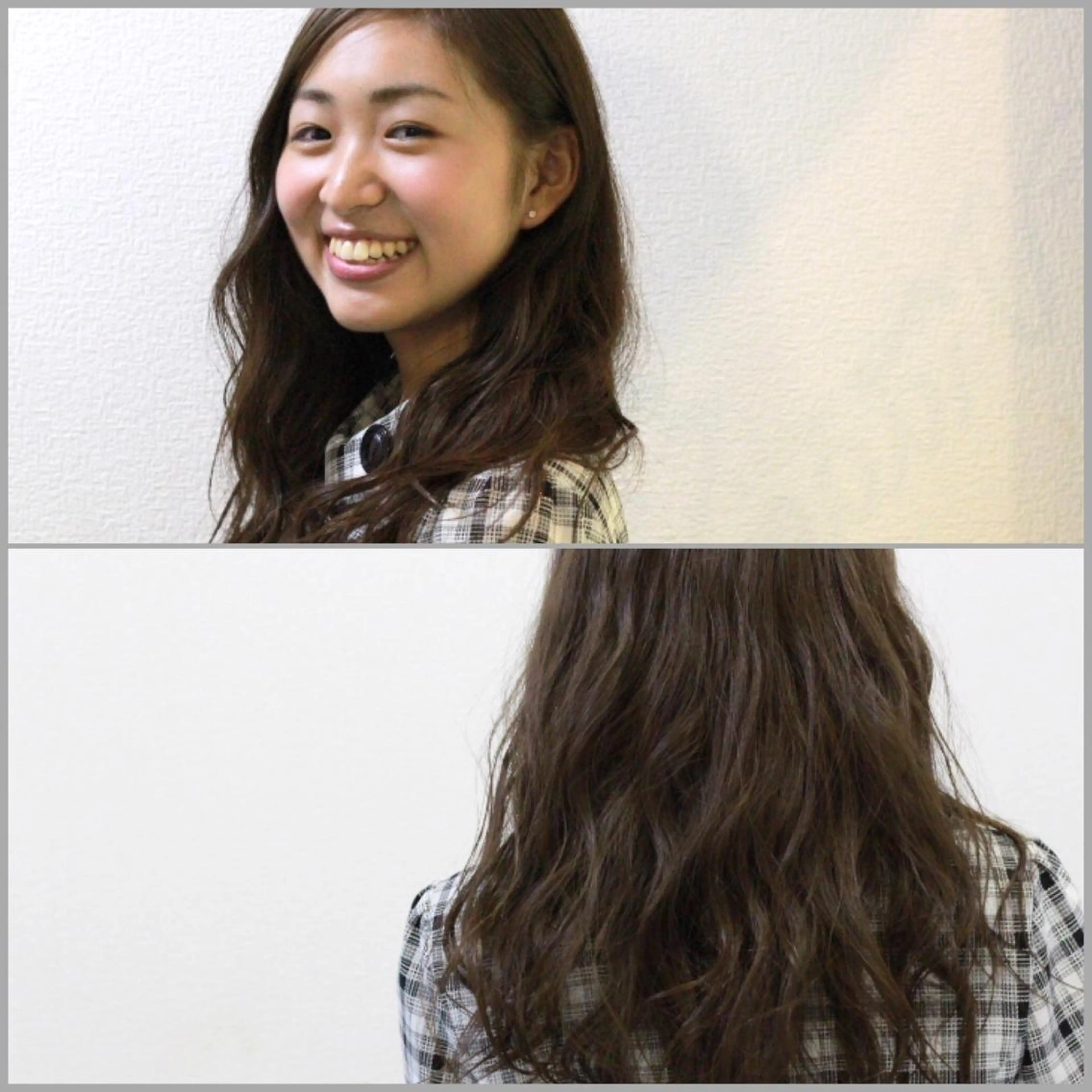 ロング カラー グレージュ Viage （ビアージュ）のヘアスタイル