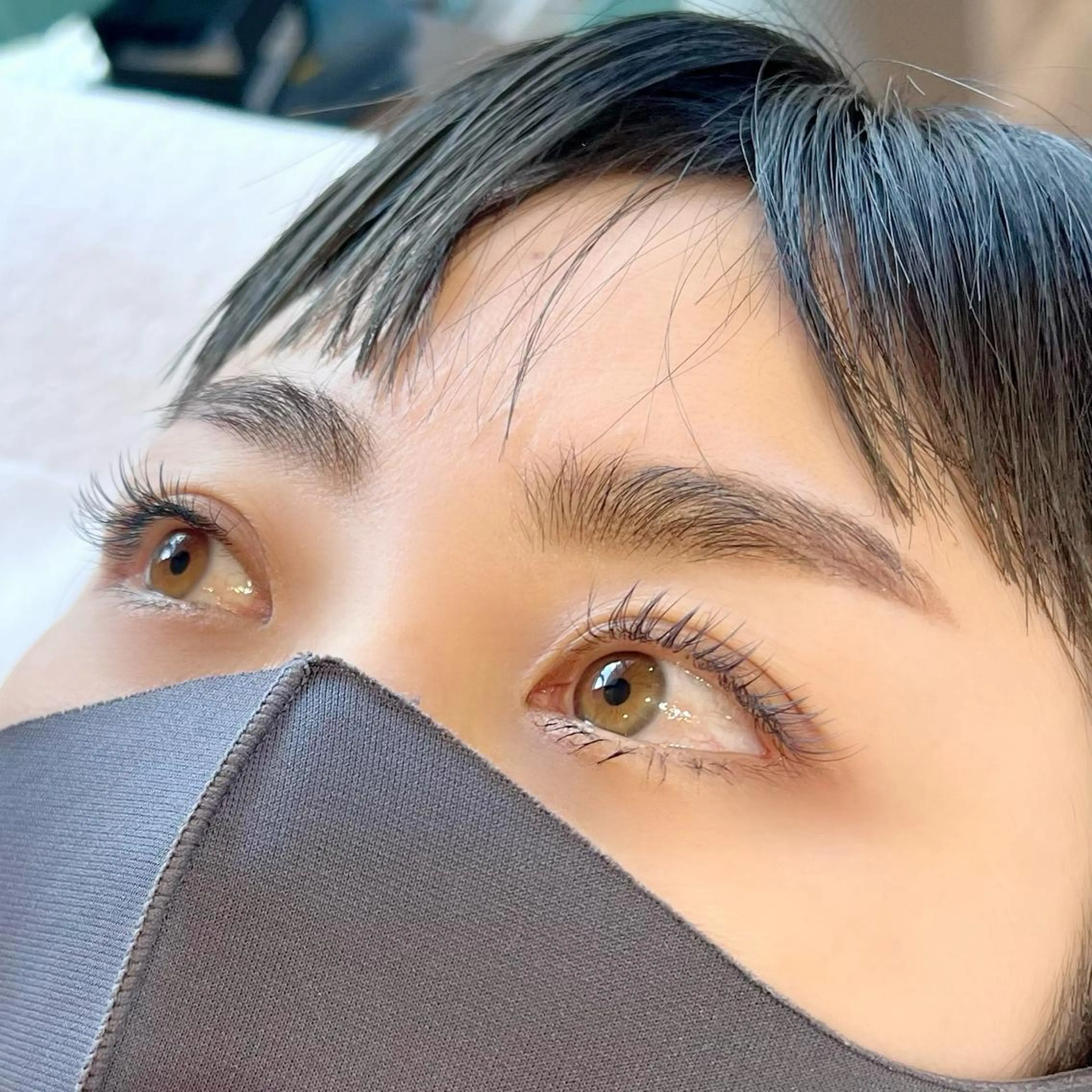 マツエク・マツパ フラットラッシュ 一重×まつ毛パーマ マツエク francesca eyelash所属・中島 顕子のマツエク・マツパデザイン