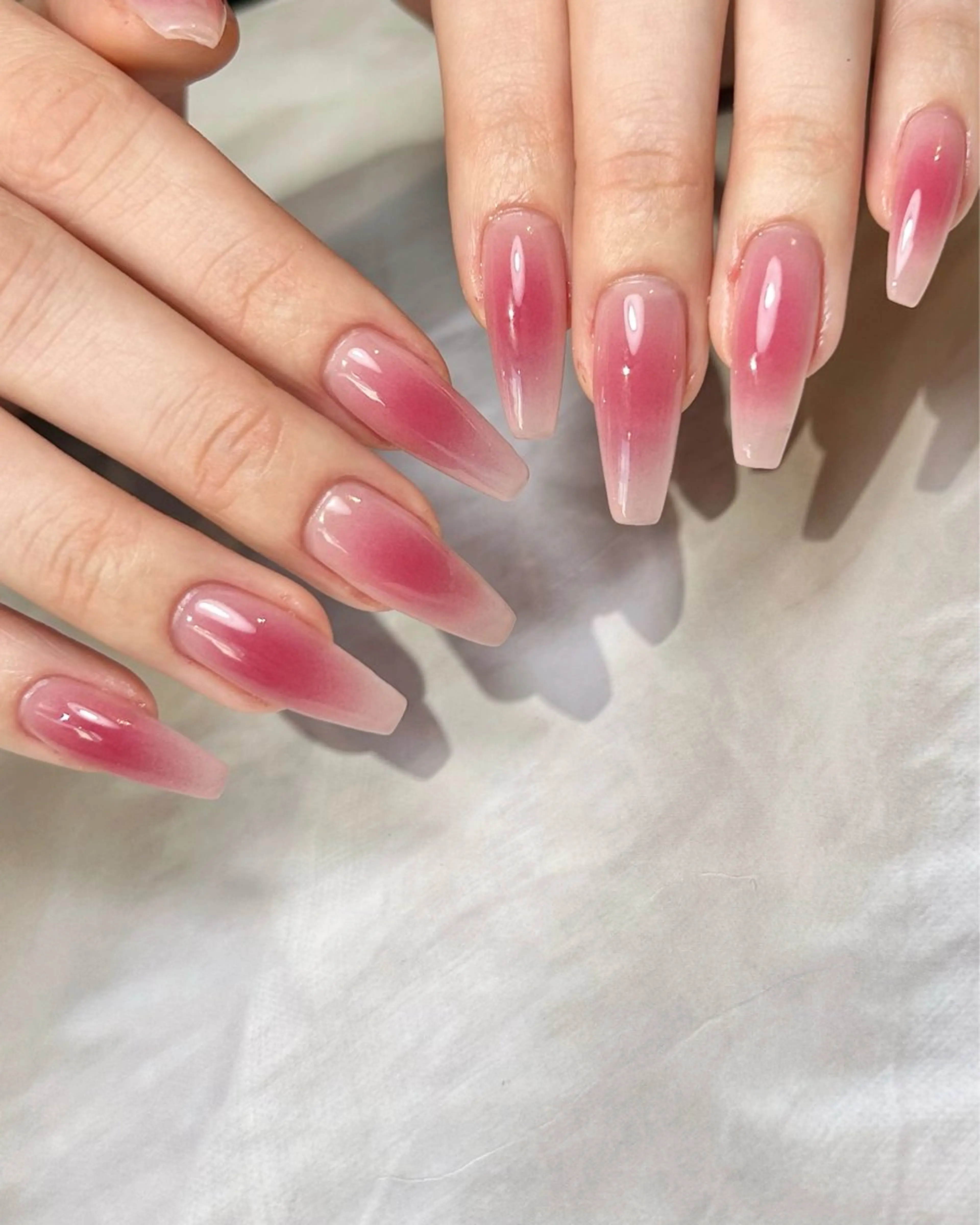 ネイル チークネイル 春ネイル ハンドネイル Reflection marikoのネイルデザイン