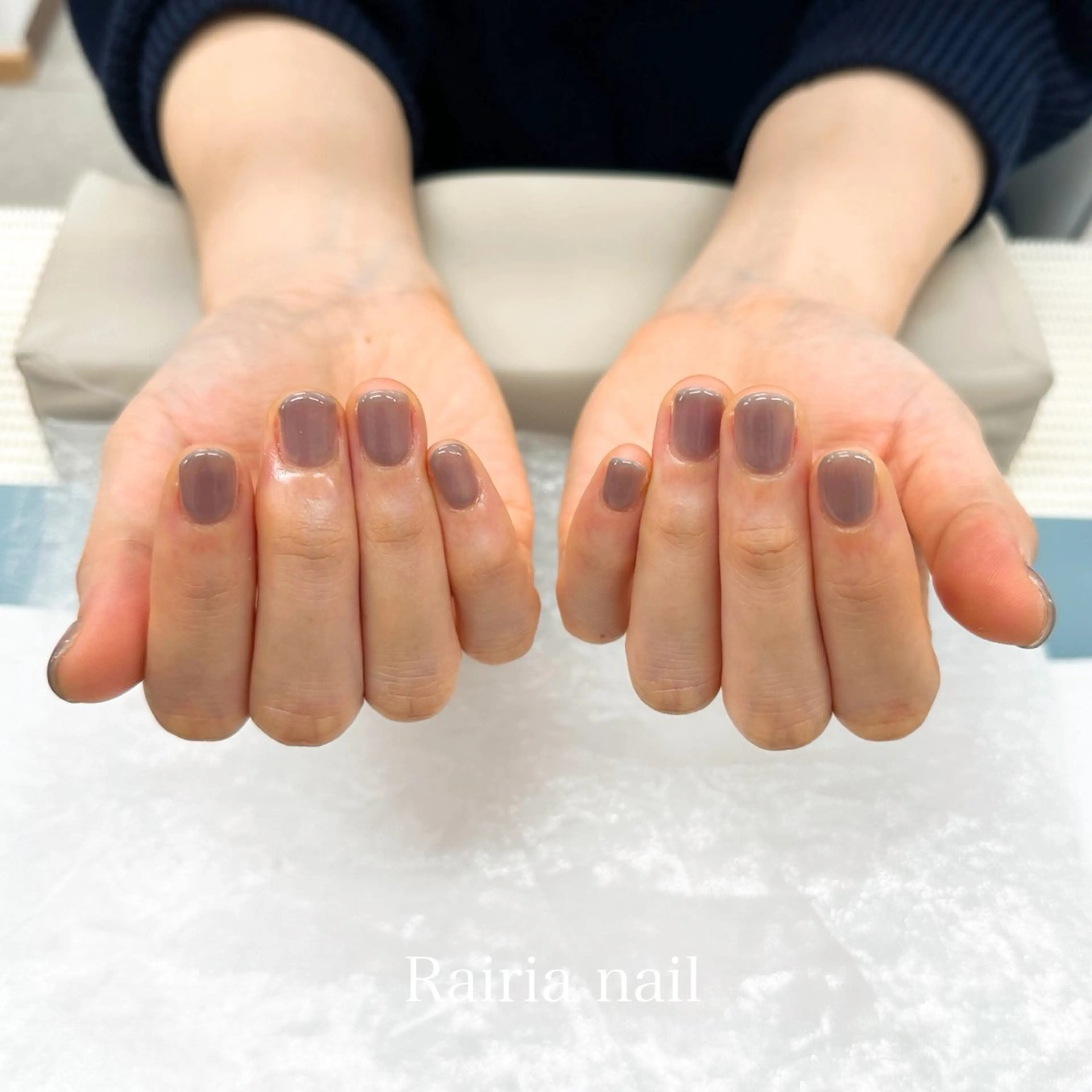 ネイル アートネイル ジェルネイル マグネットネイル マグネットワンカラー ワンカラーネイル Rairianail 川越店 山口のネイルデザイン