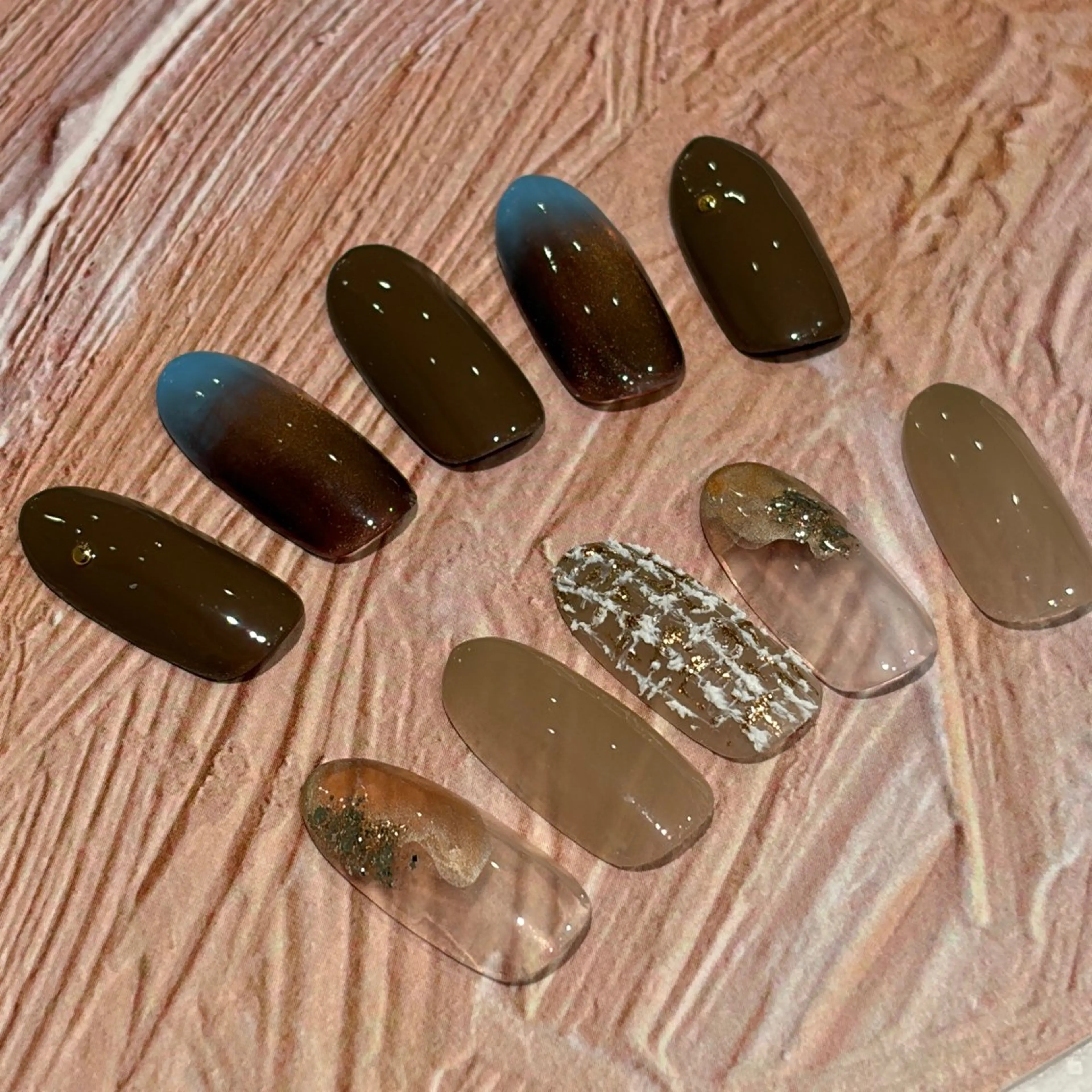 【ハンド💚超🉐】選べるニュアンス定額ネイル🧡色変え無料¥4.500🧡ジェルオフ込🆓の写真