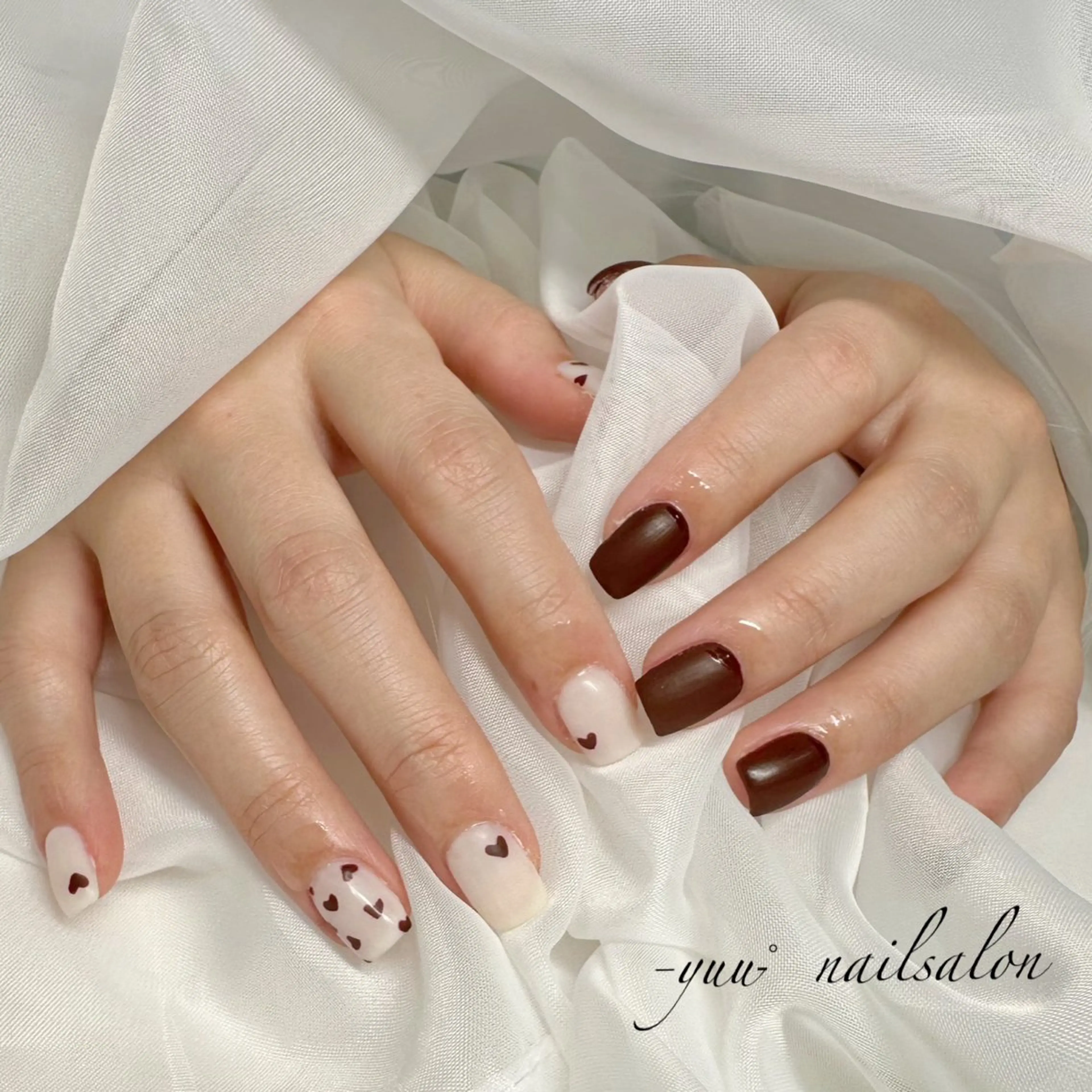 ネイル バレンタイン -yuu-所属・Lino ﾟのネイルデザイン