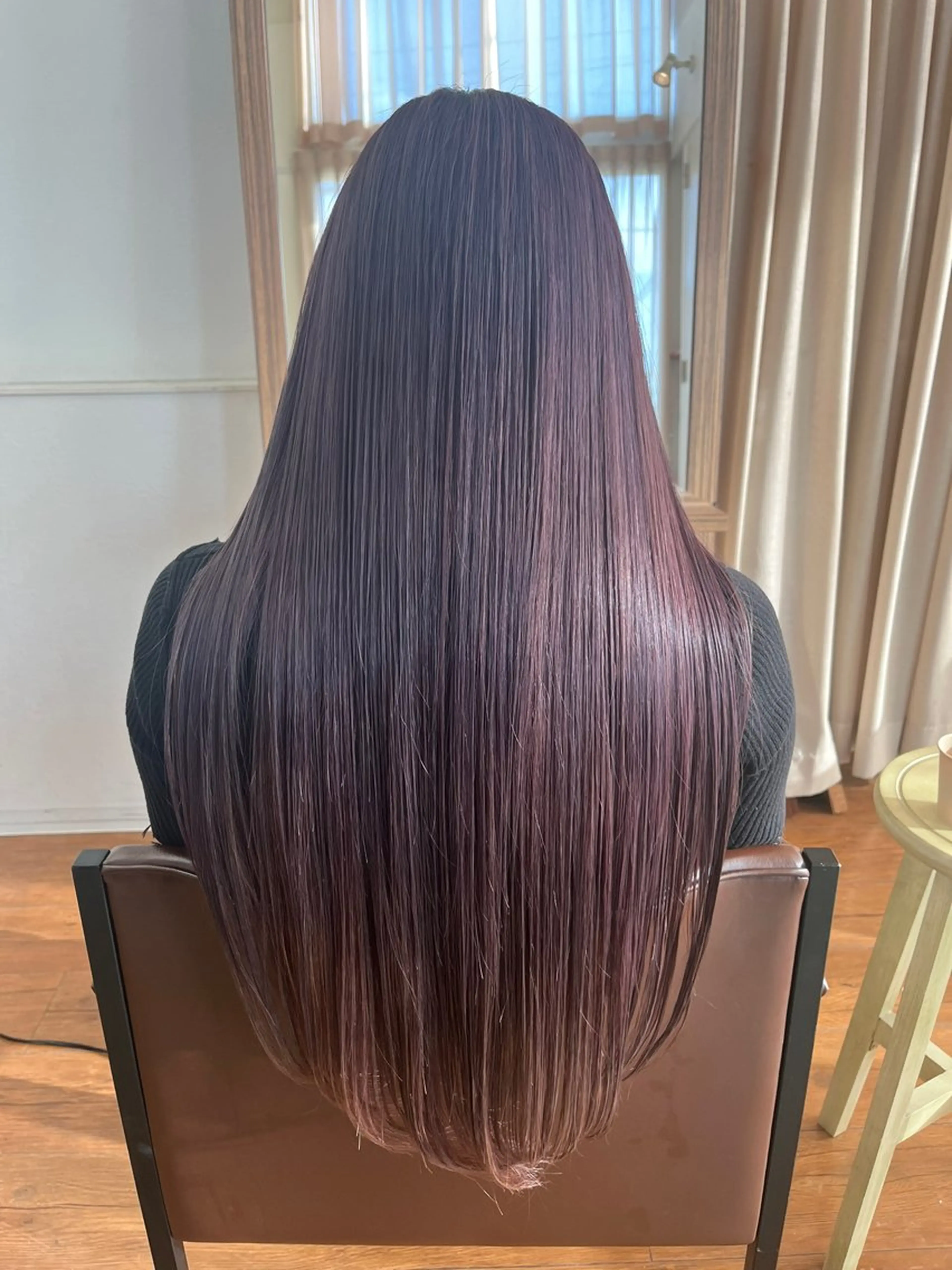 ロング カラー 森 理音のヘアスタイル