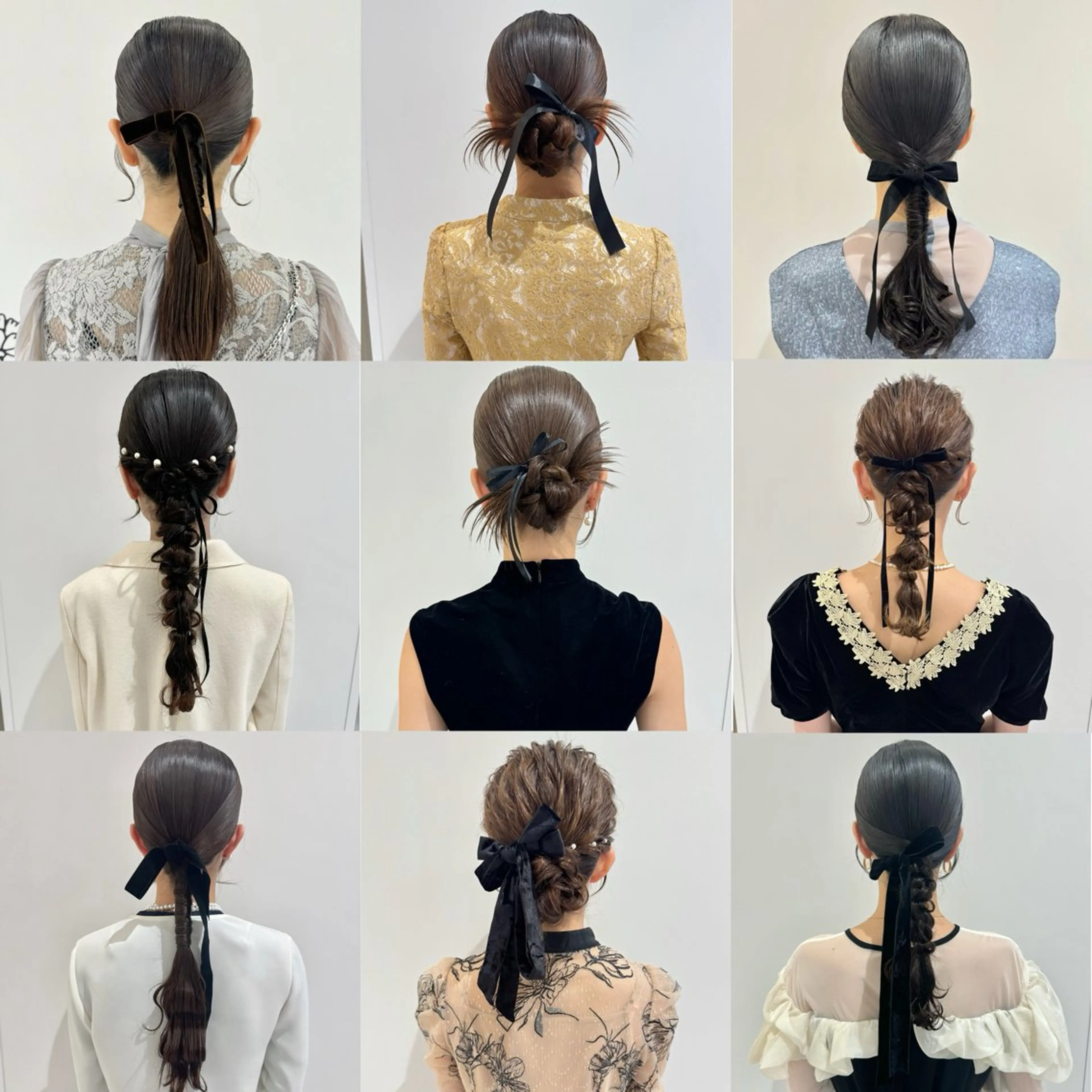 セミロング ヘアアレンジ ヘアセット ヘアアレンジ支持率 No.1🥇RIKOのヘアスタイル