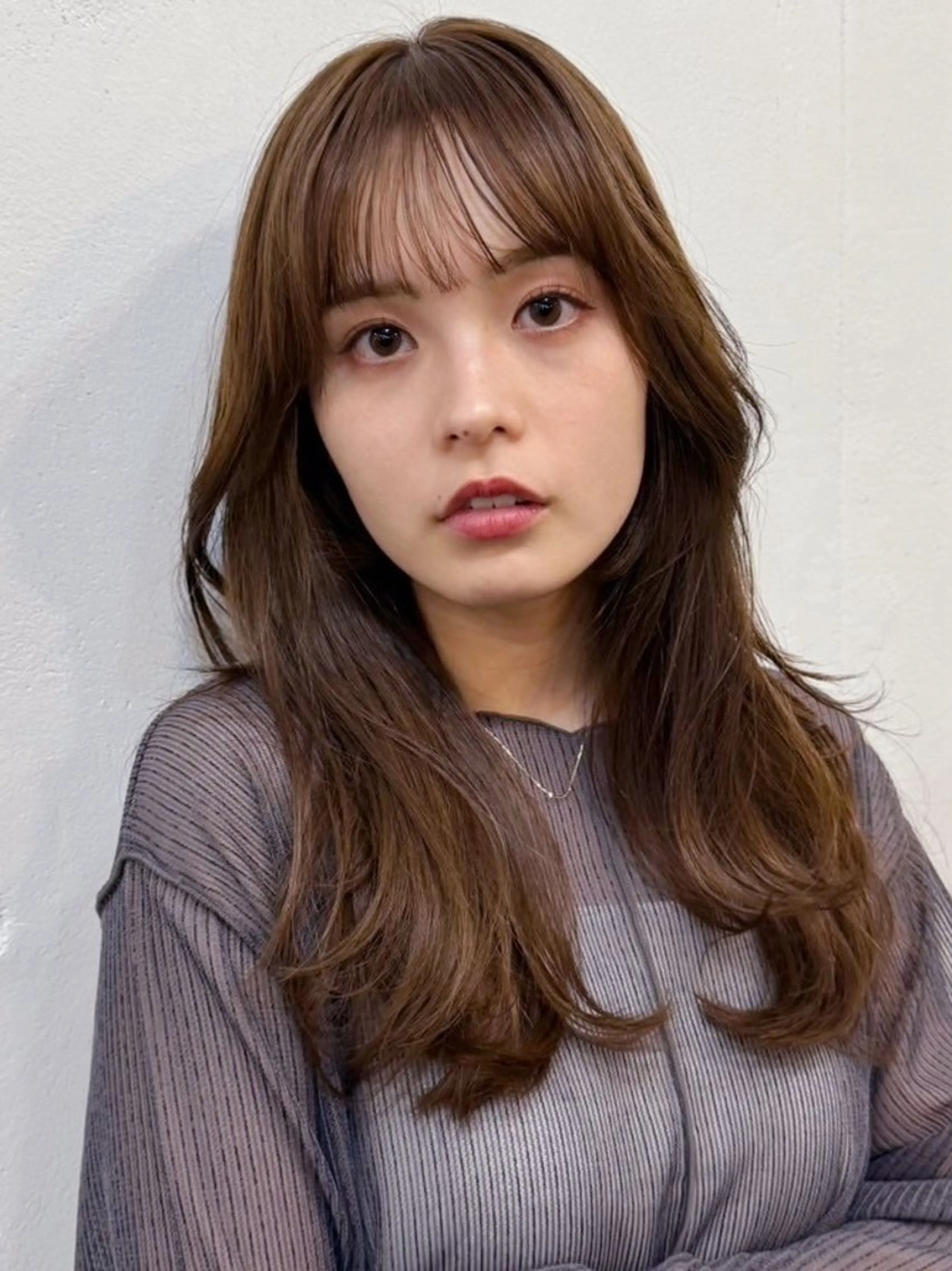 ミディアム Farbe🤍 新築new Openのヘアスタイル