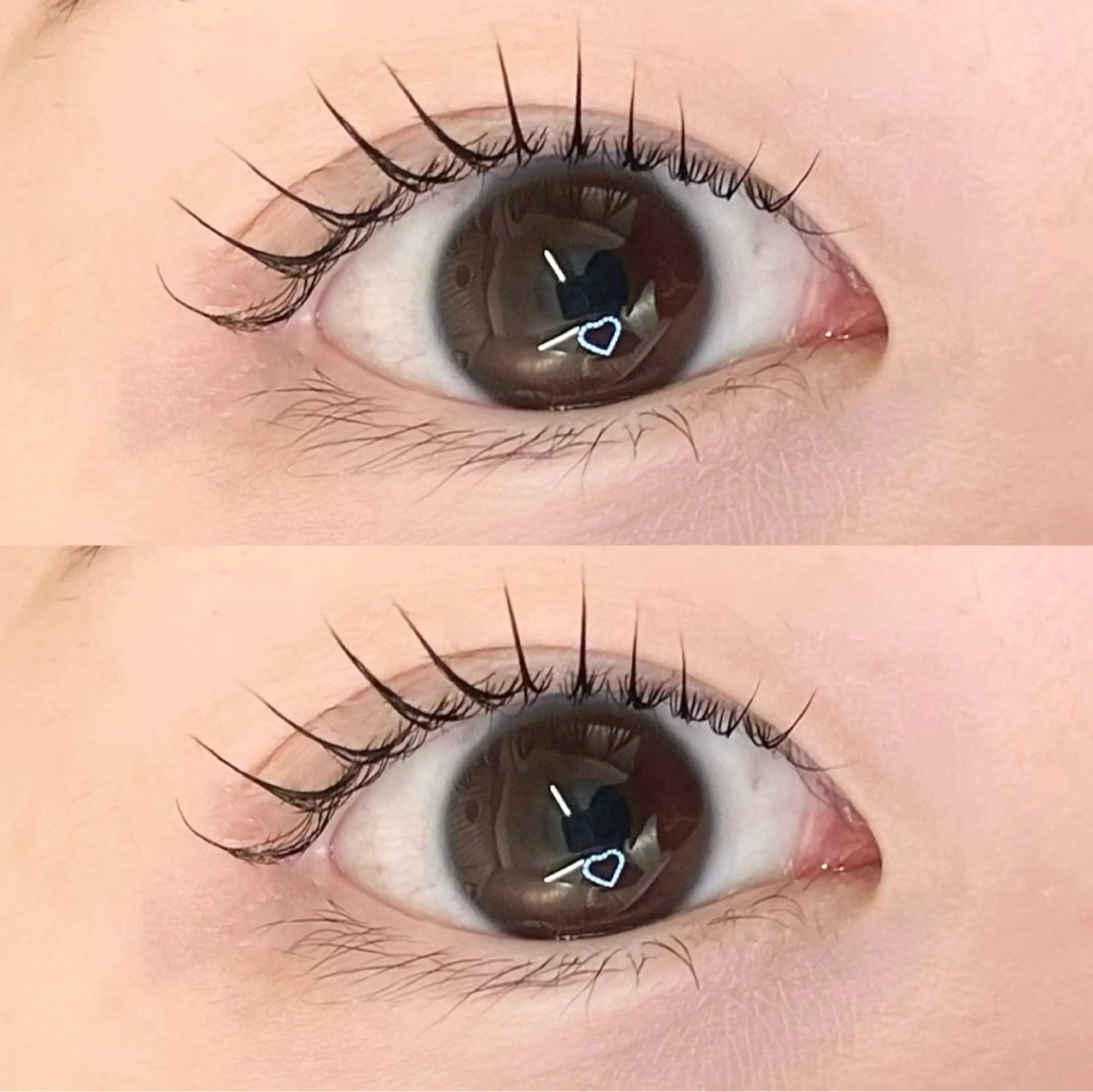 マツエク・マツパ パリジェンヌラッシュリフト マツパ emiri🍒 @illu6_6nのマツエク・マツパデザイン