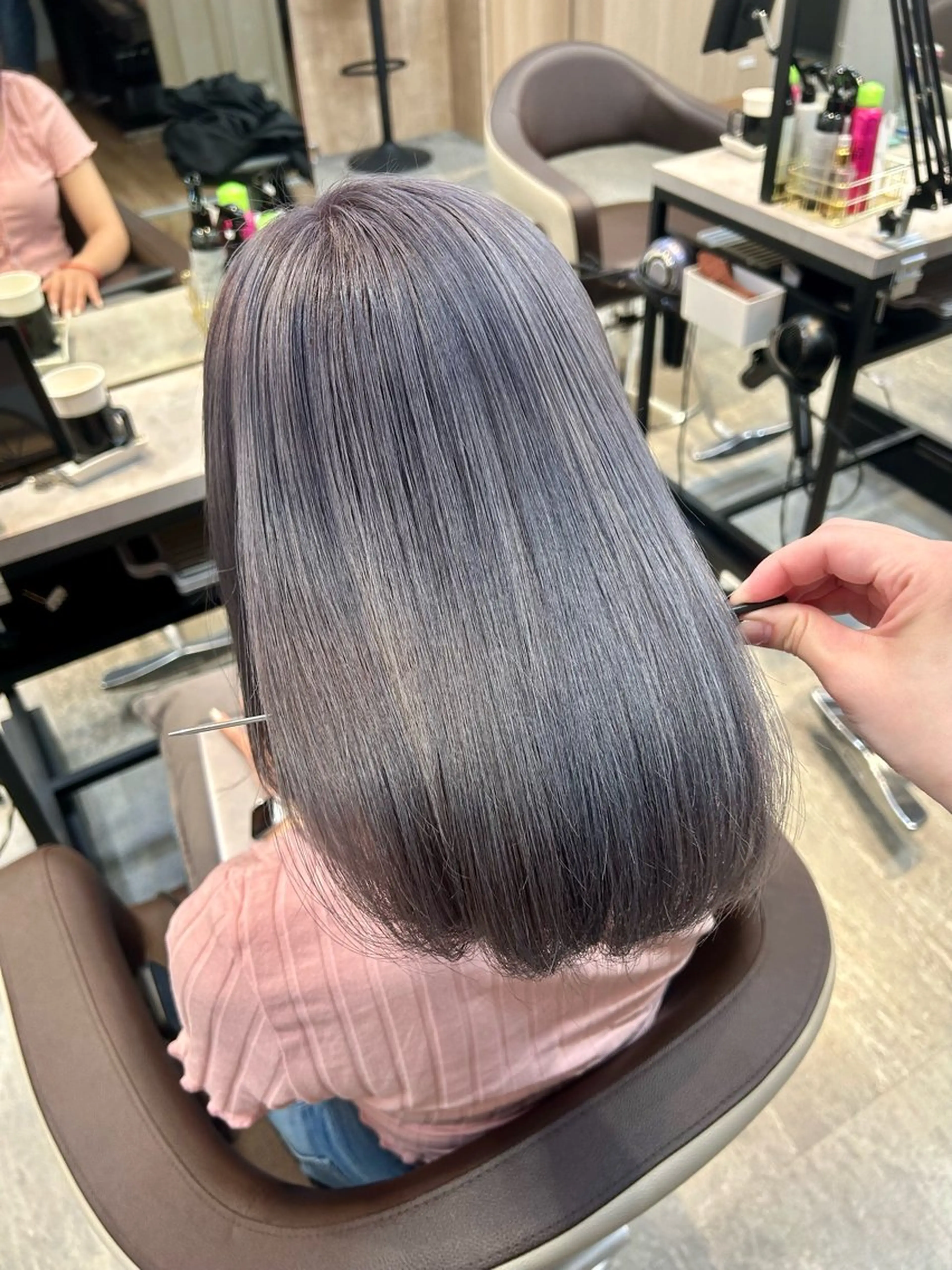 カラー カット ヘアカラー トリートメント 愛されハイトーン 🍓YURINAのヘアスタイル