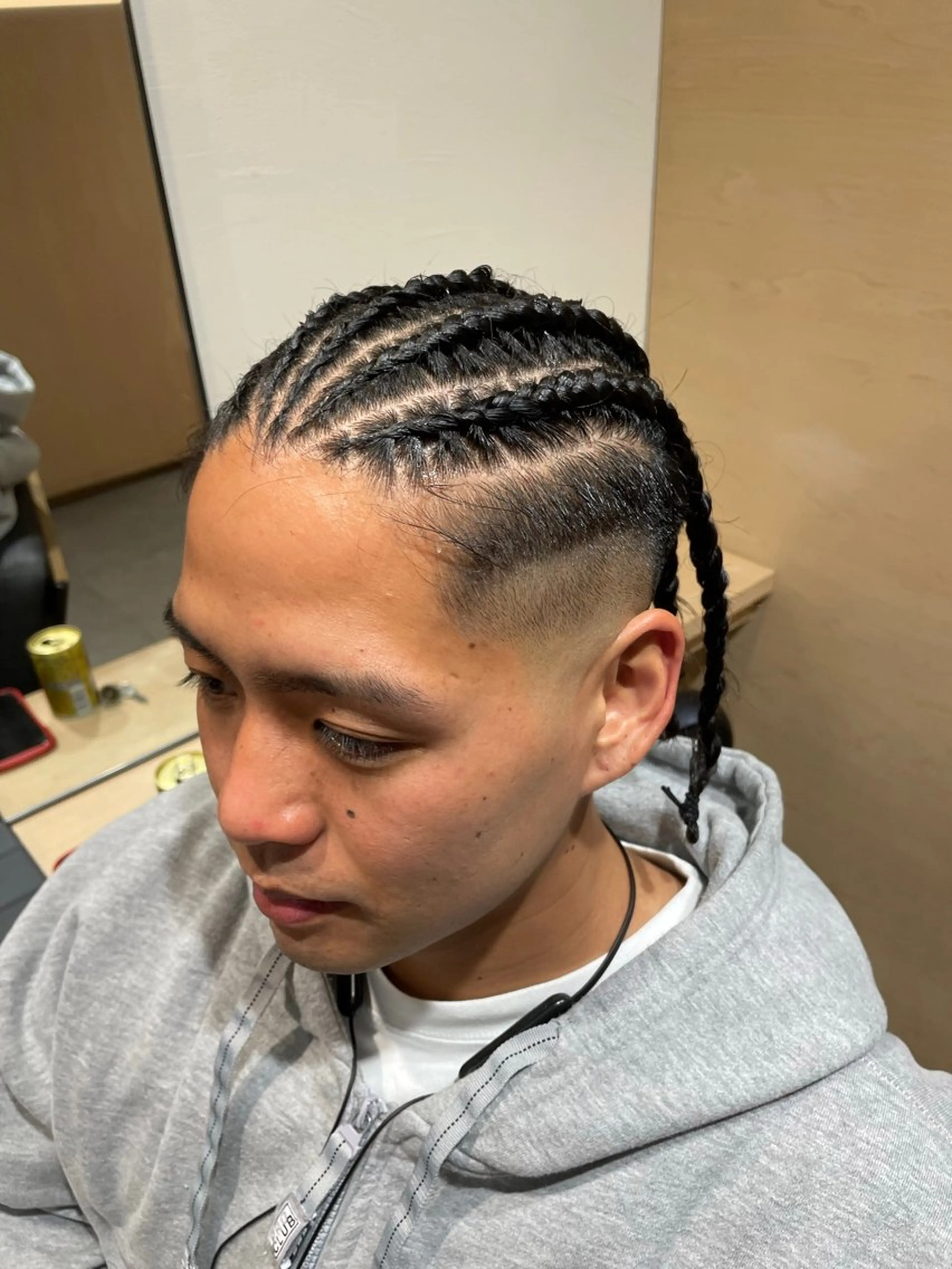 ヘアアレンジ メンズ ヘアセット Le'a所属・渋谷/フェード/ 國分 翔のヘアスタイル