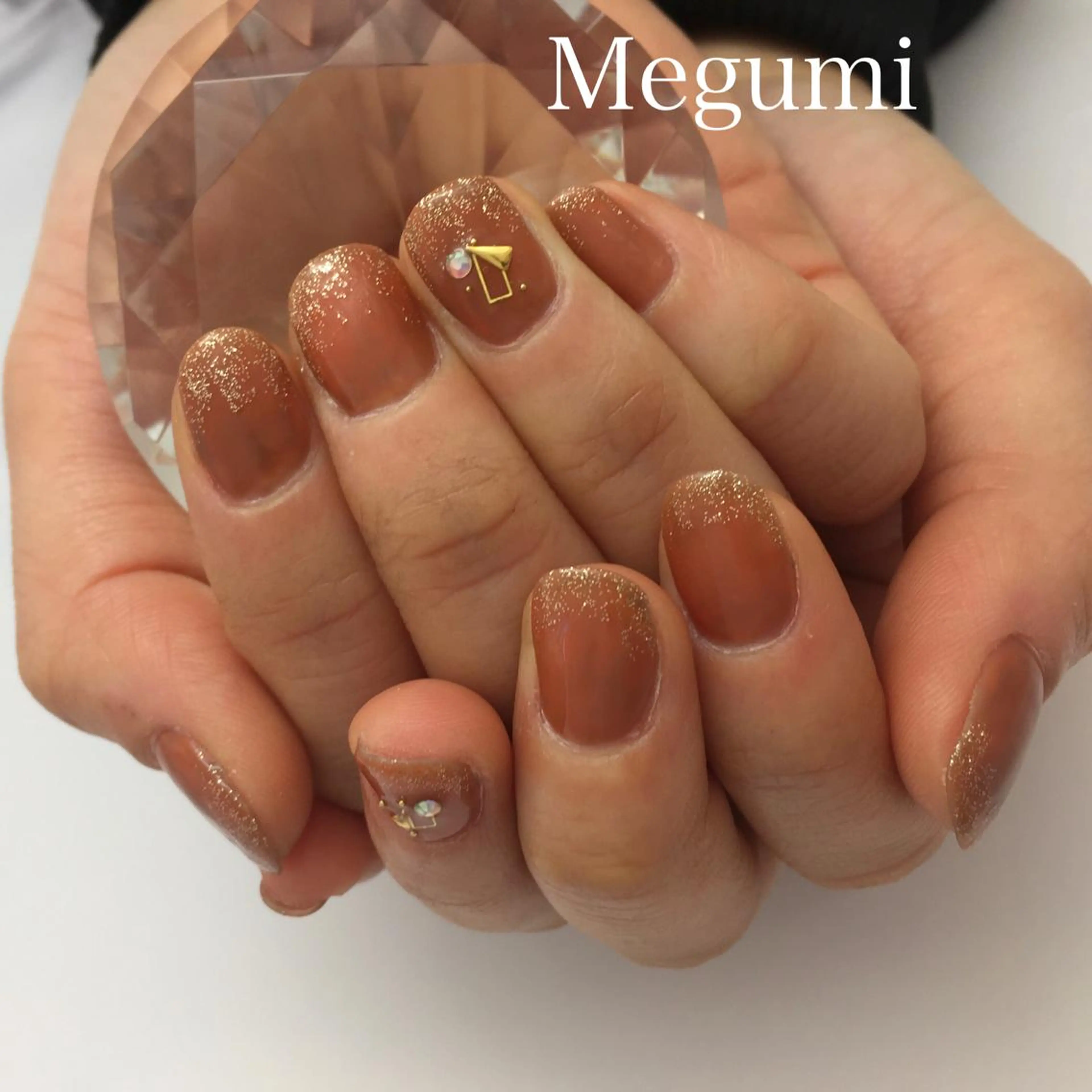ネイル ラメ(グリッター) Megumi Nailのネイルデザイン