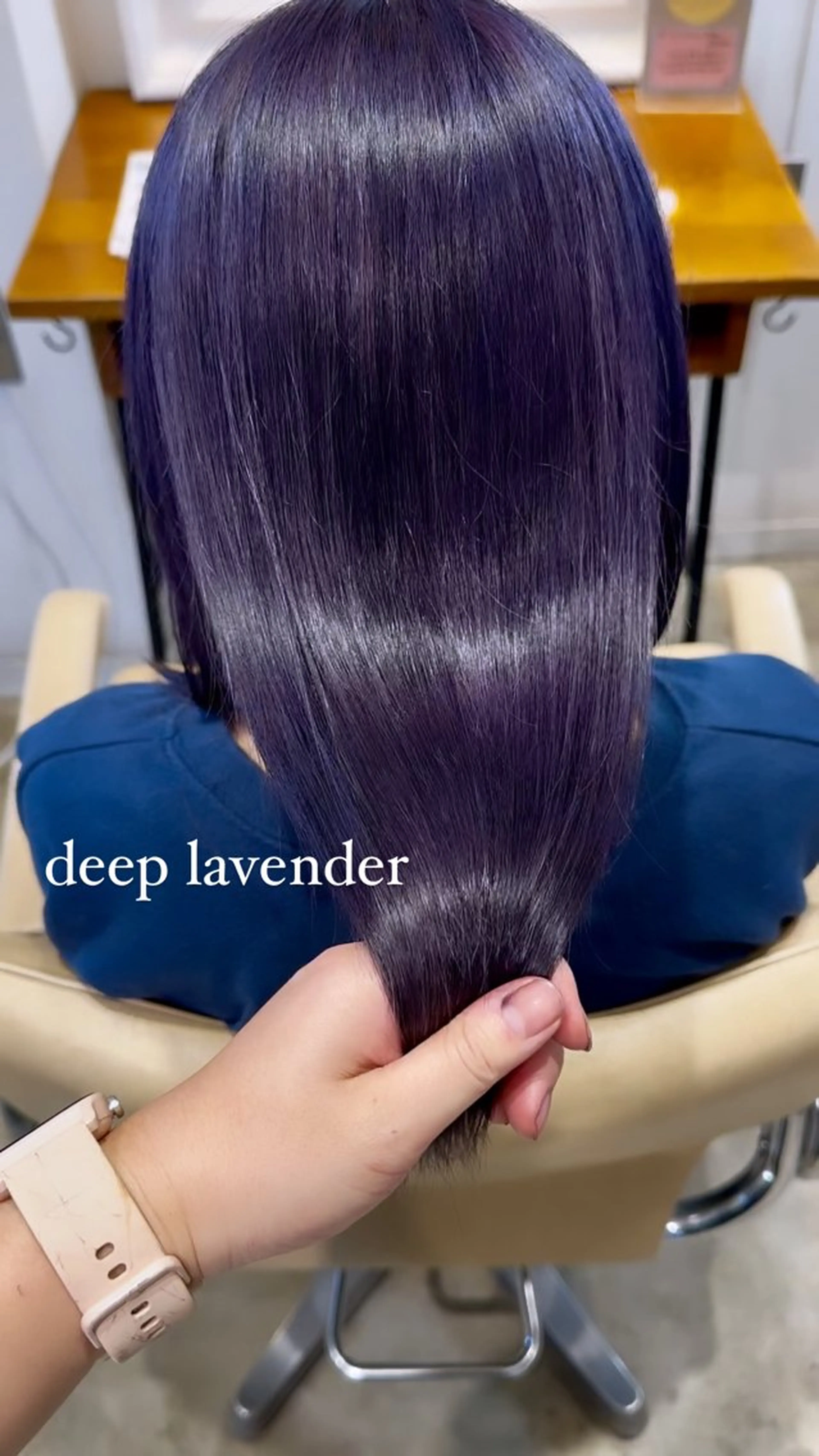 【ケアブリーチ】色落ちも可愛いラベンダーカラー🍇💜の写真