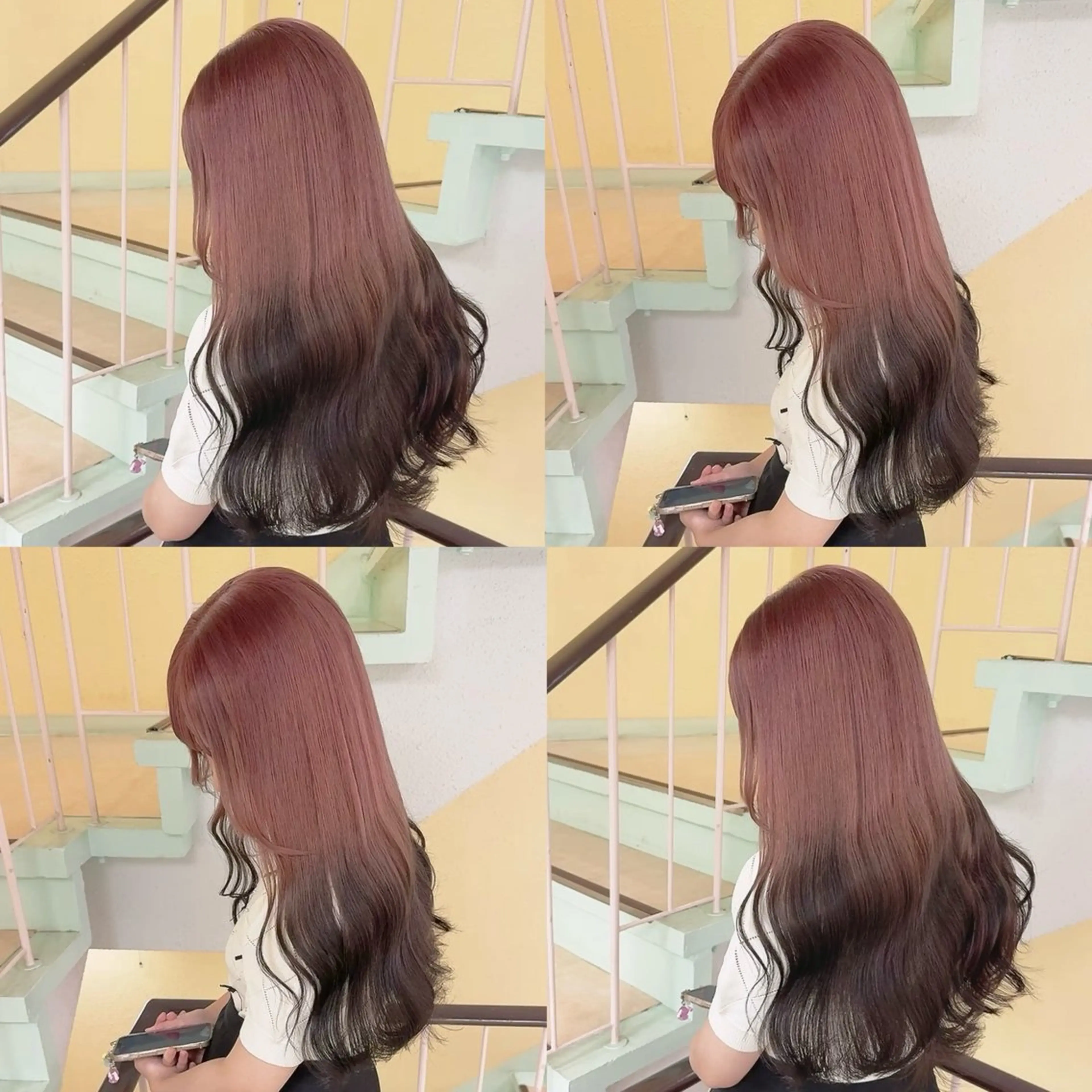 カラー ヘアカラー トリートメント 渋谷:インナーカラー ／🍒エリカ🍒のヘアスタイル