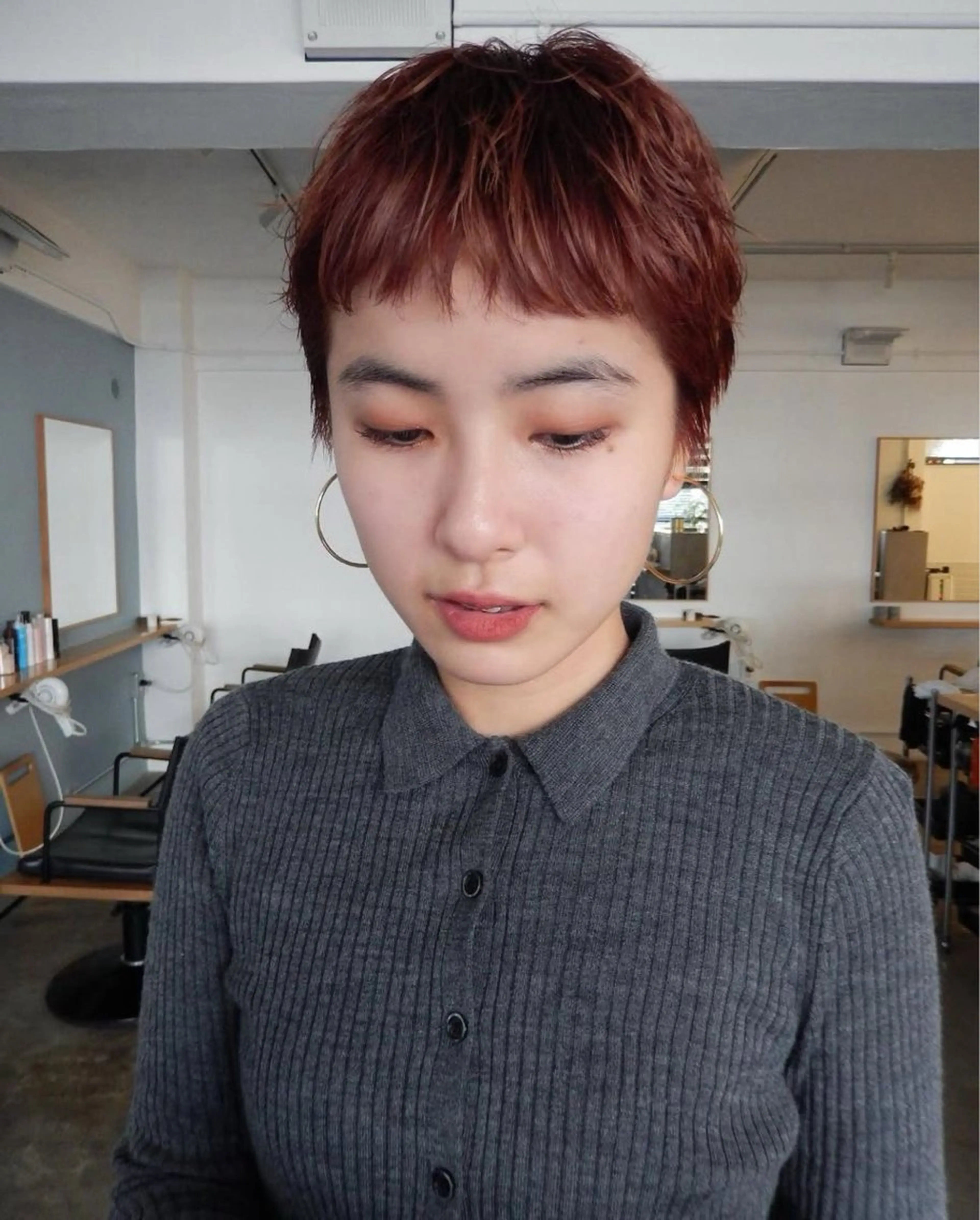 -土曜日夜限定-ベリーショートスタイル🐈🕣20:00​〜​カット無料【髪質改善トリートメント】の写真