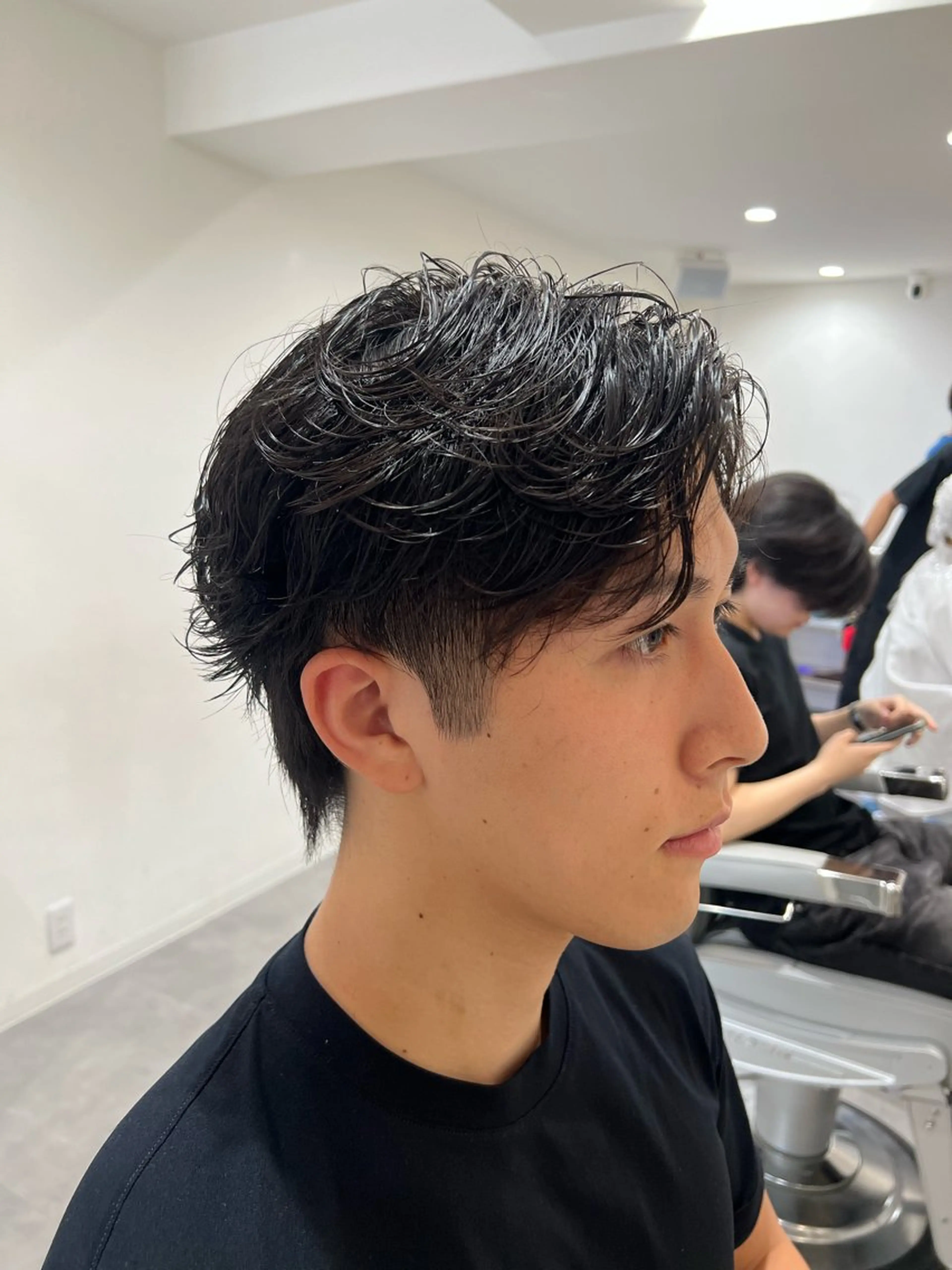 パーマ メンズ メンズパーマ カット パーマ Men's NAM 八角のヘアスタイル