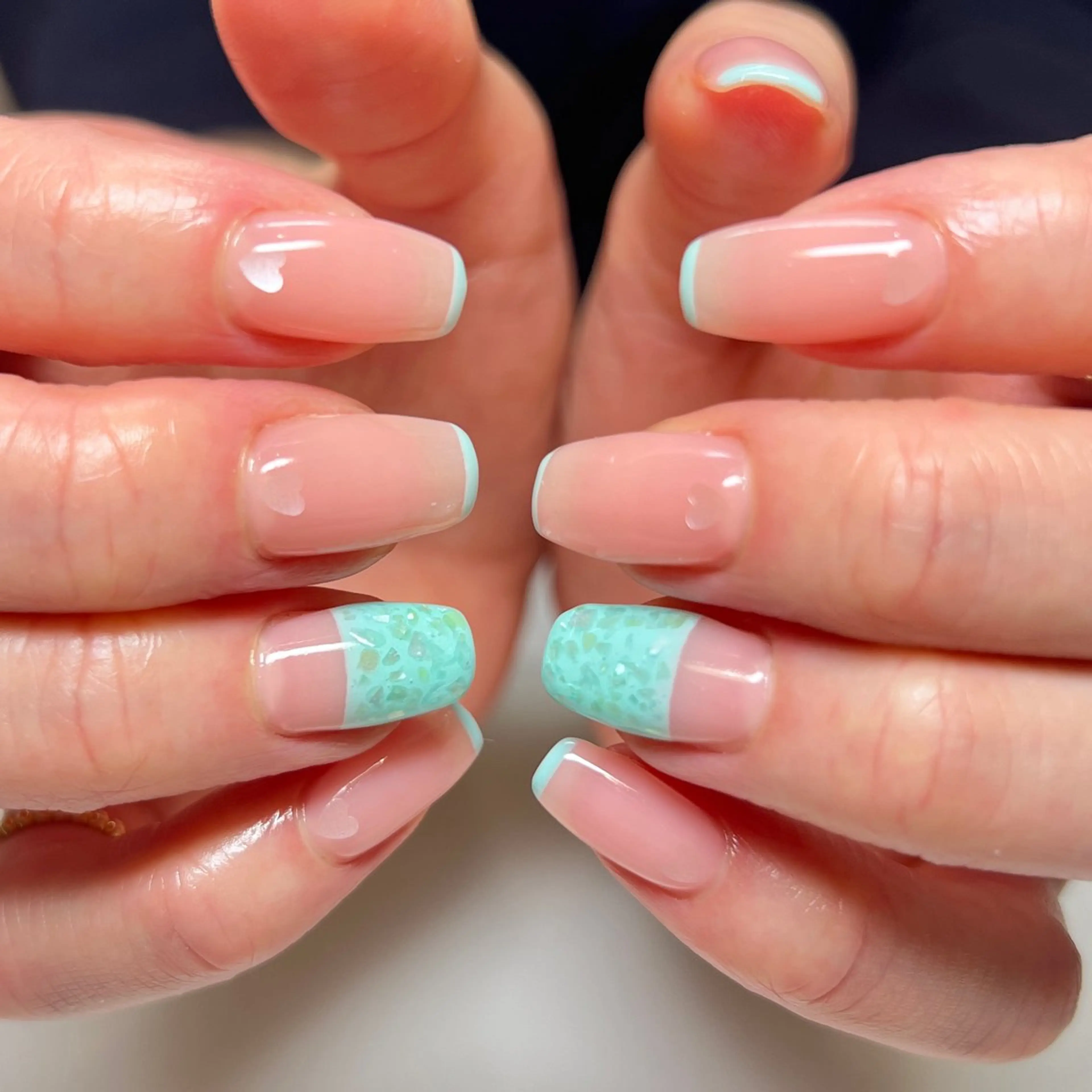 ネイル アートネイル フレンチネイル ハンドネイル REHTOF ｜朝7時Open☀️のネイルデザイン