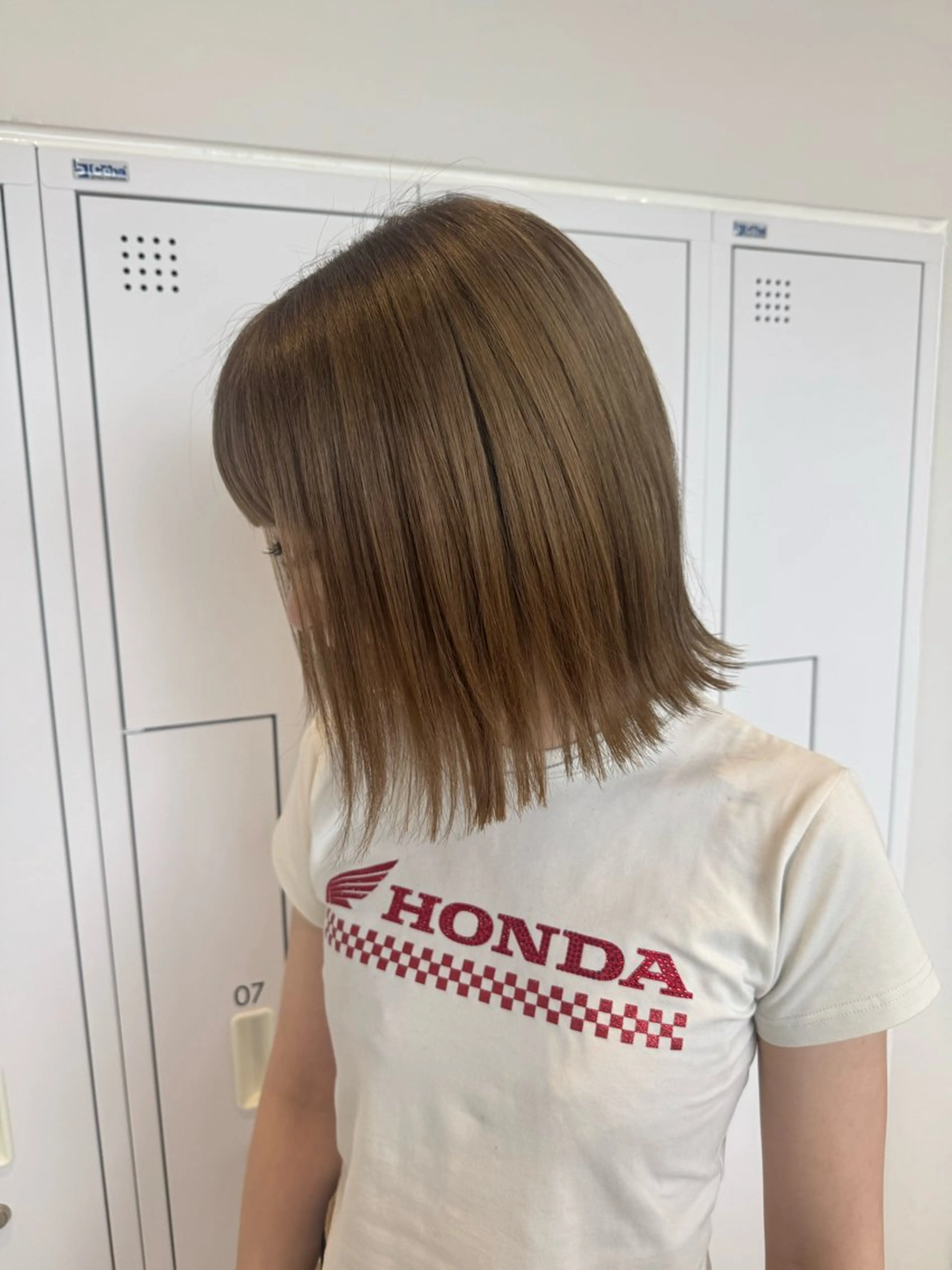 カラー ブリーチ ヘアカラー funa/京都河原町 /艶髪/暖色のヘアスタイル