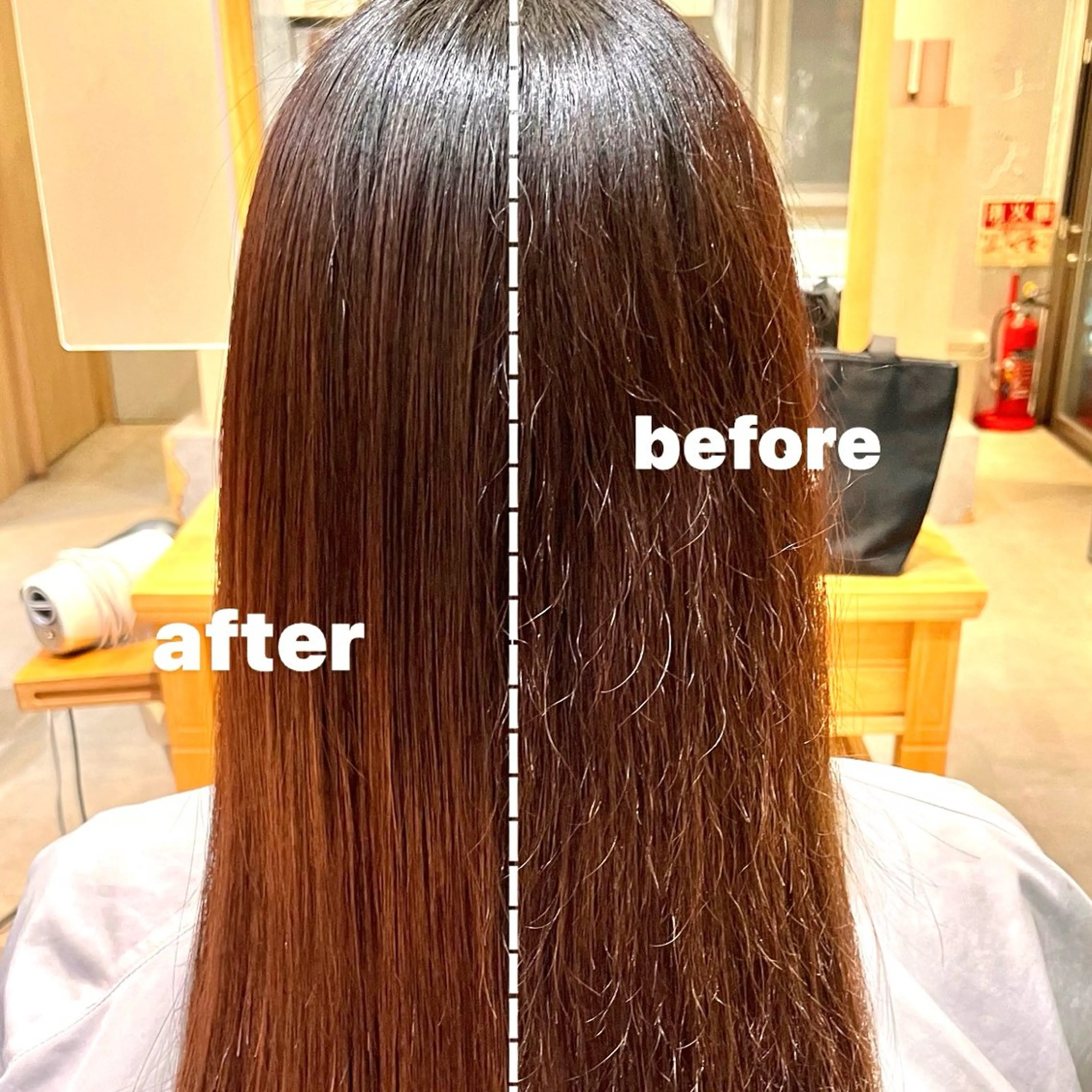 ロング 髪質改善 トリートメント トリートメント オタク美容師🛍/ 酸性ストレート/艶髪のヘアスタイル