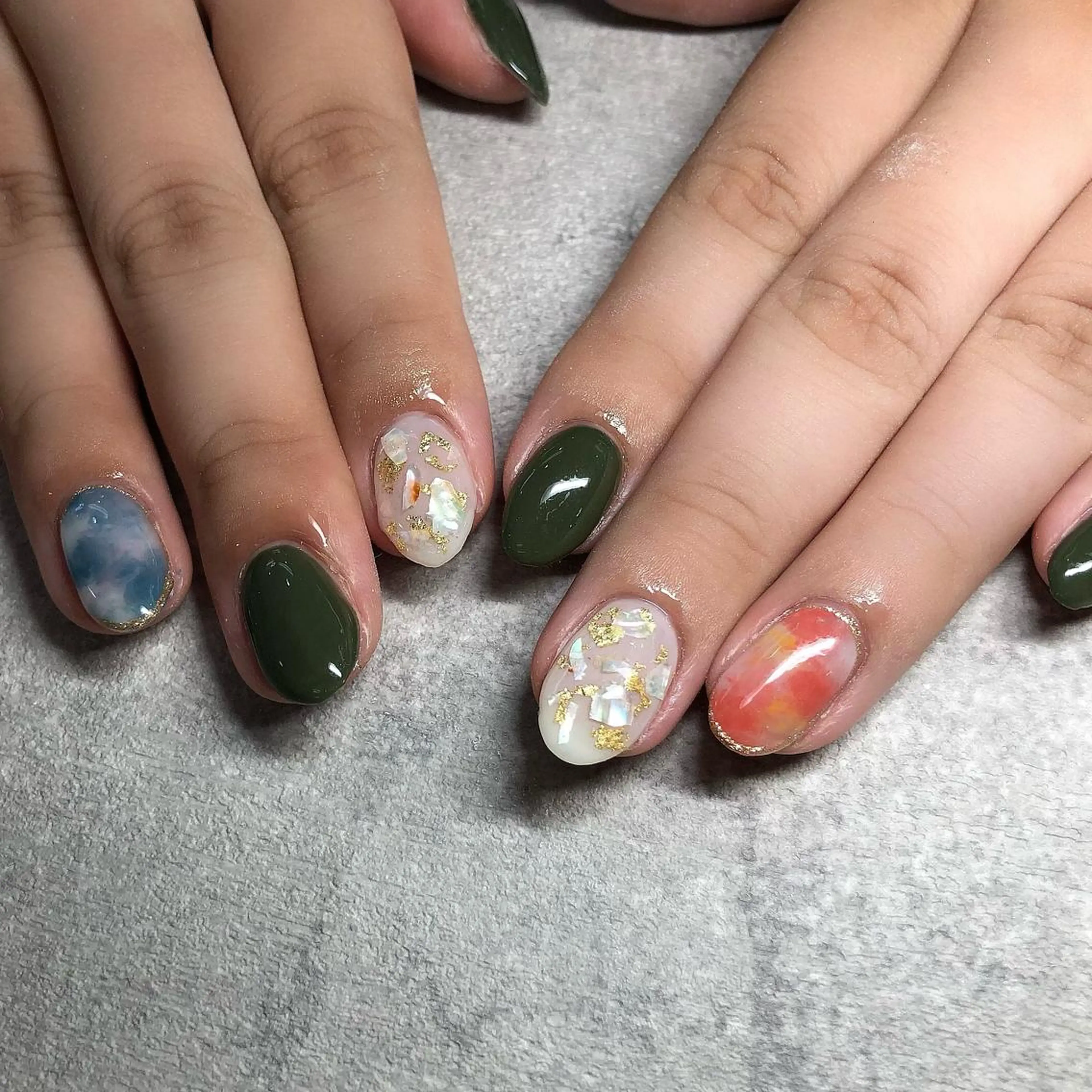 ネイル 持ち込み ニュアンスネイル ハンドネイル 【Yappy🌈】 💖P-tanaのネイルデザイン