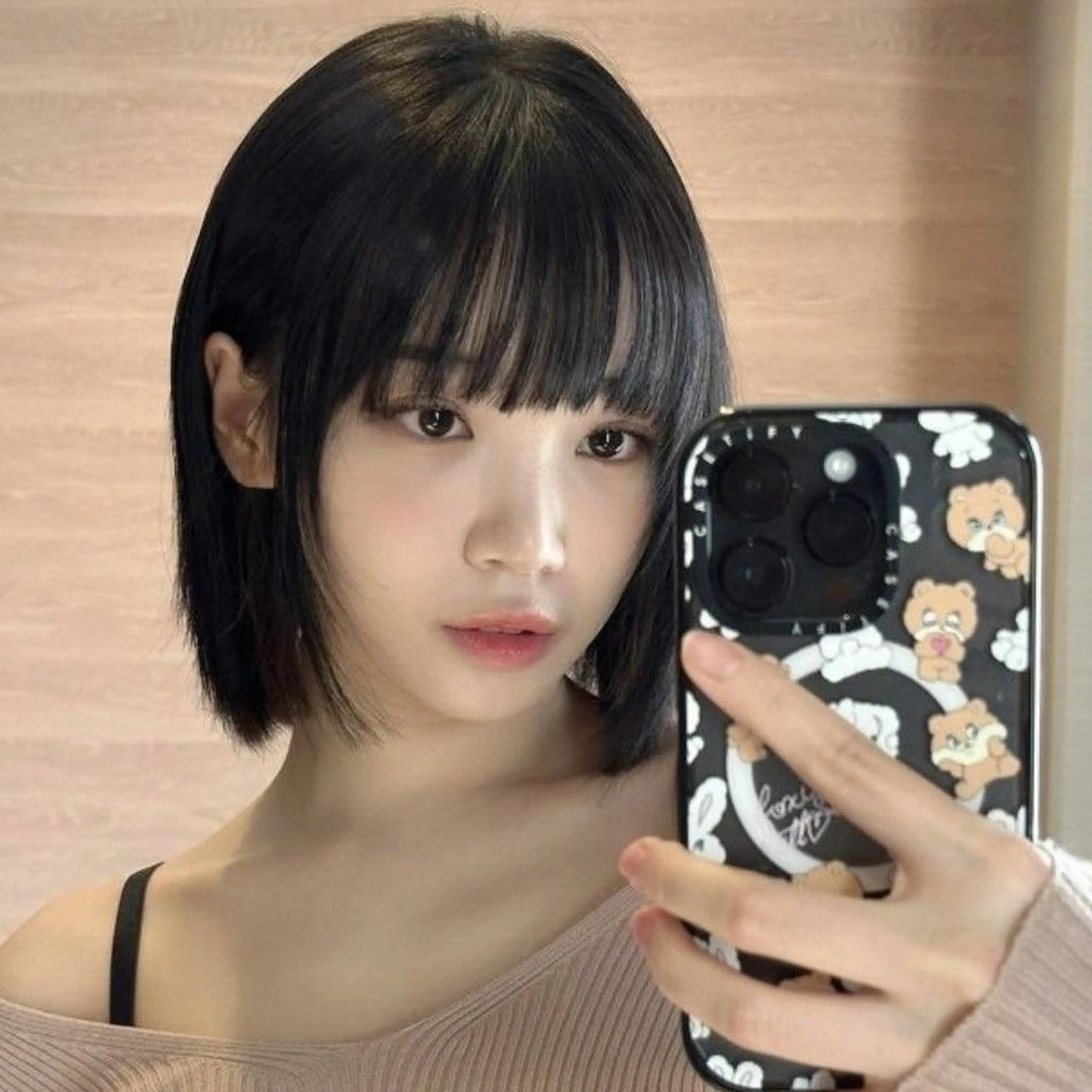 ショート カラー 縮毛矯正/ハイトーン /パーマ/前原汐🎐のヘアスタイル