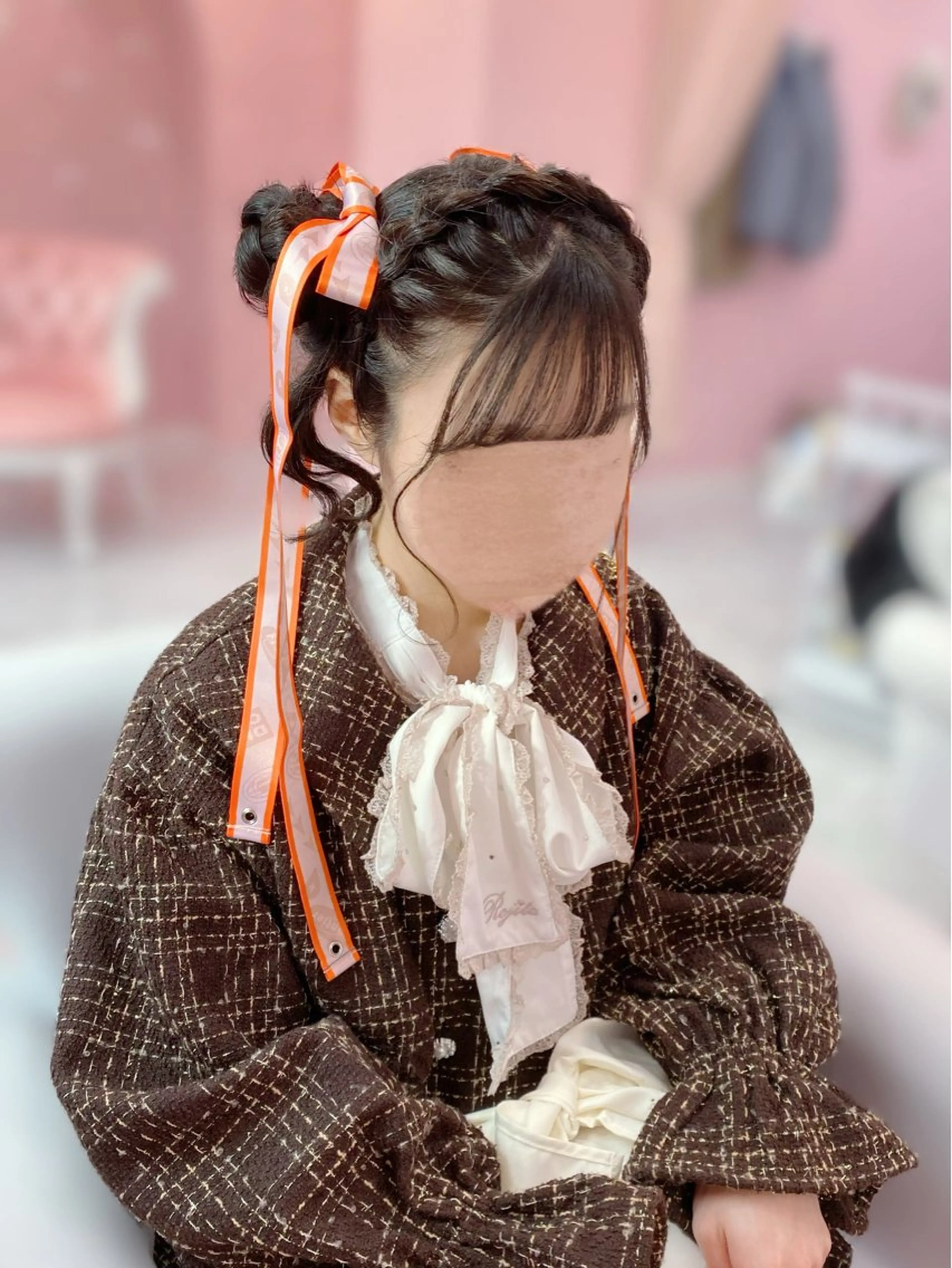 セミロング ヘアアレンジ ヘアセット Set Salon Mémoire by miuprierre所属・推し活🪄🩷 川上 佳奈のヘアスタイル