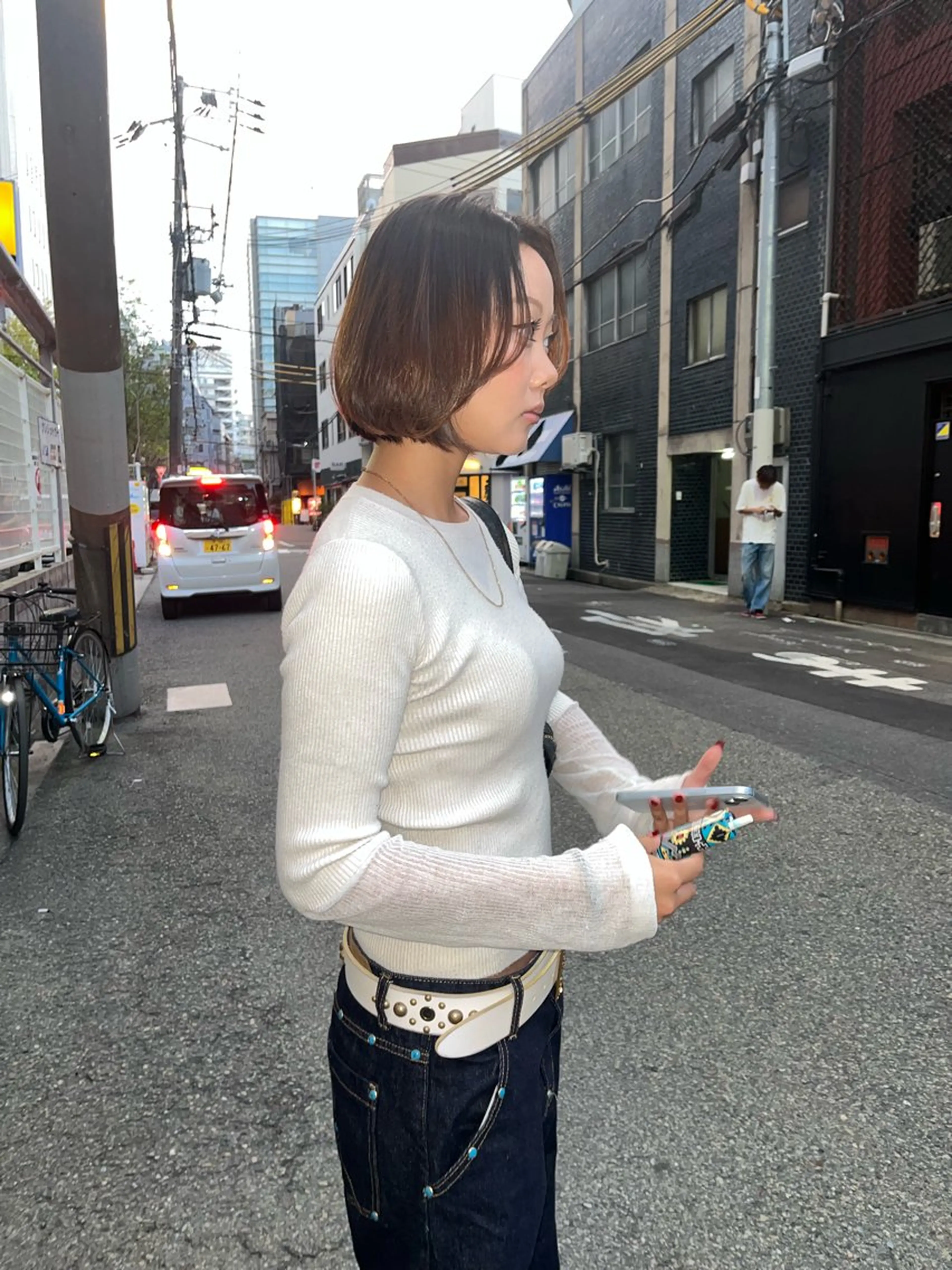 ショート パーマ カット 縮毛矯正 トリートメント yuan tanakaのヘアスタイル