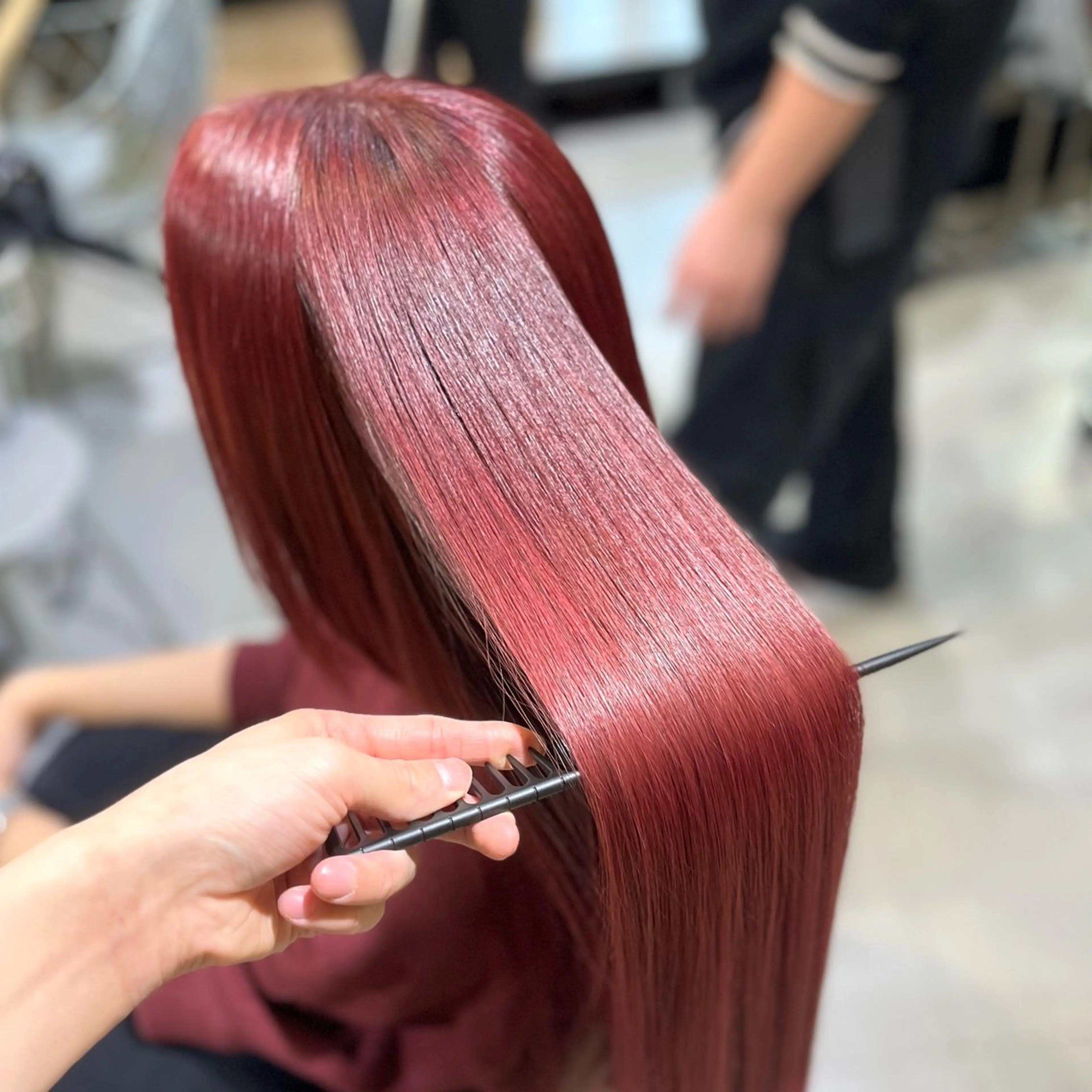 ロング カラー 髪質改善 トリートメント 髪質改善/ケアカラー /梅田✨ RIKUのヘアスタイル