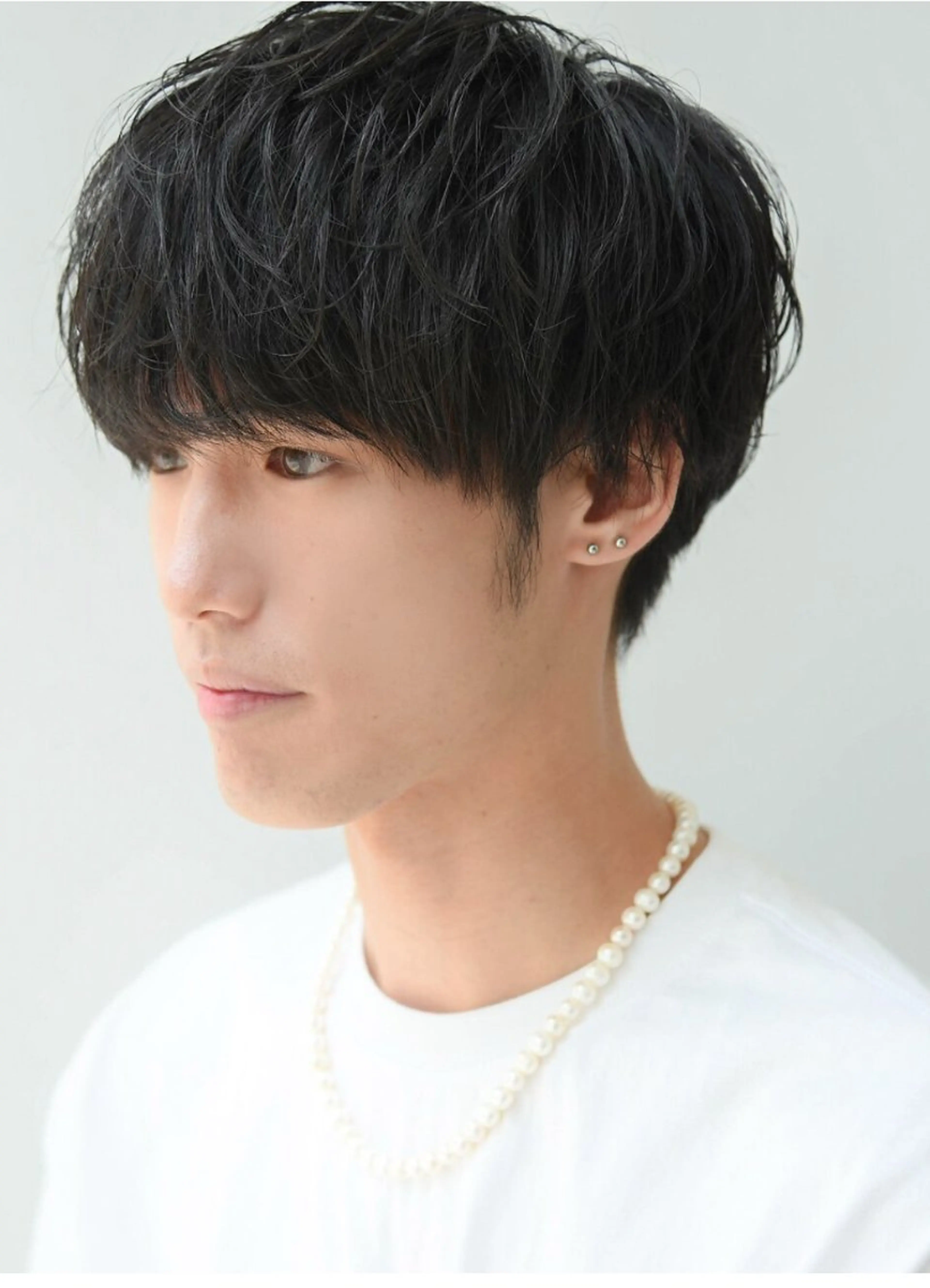 ショート メンズ マッシュ 刈り上げ センターパート/ メンズ特化/植田 柊のヘアスタイル