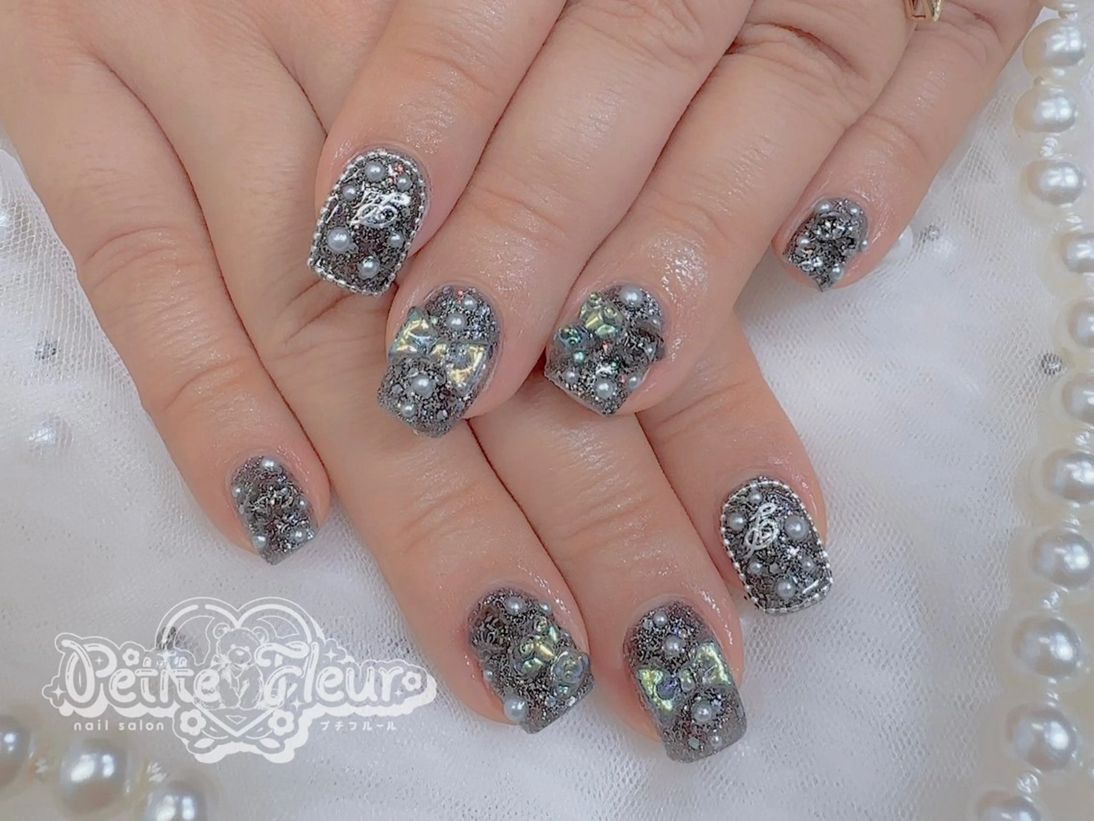 ネイル ❁⃘*。Petite fleur❁⃘*りさのネイルデザイン