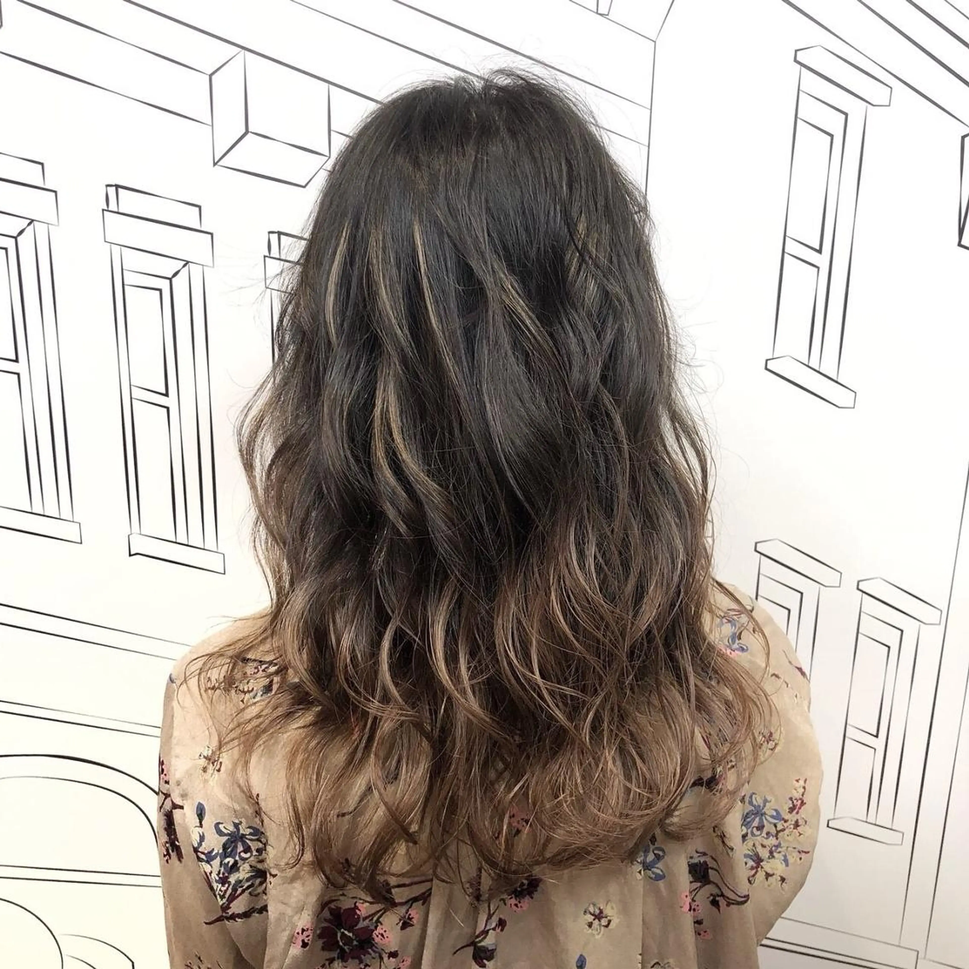 セミロング 外国人風カラー レイヤー,ボブ / 彩未のヘアスタイル