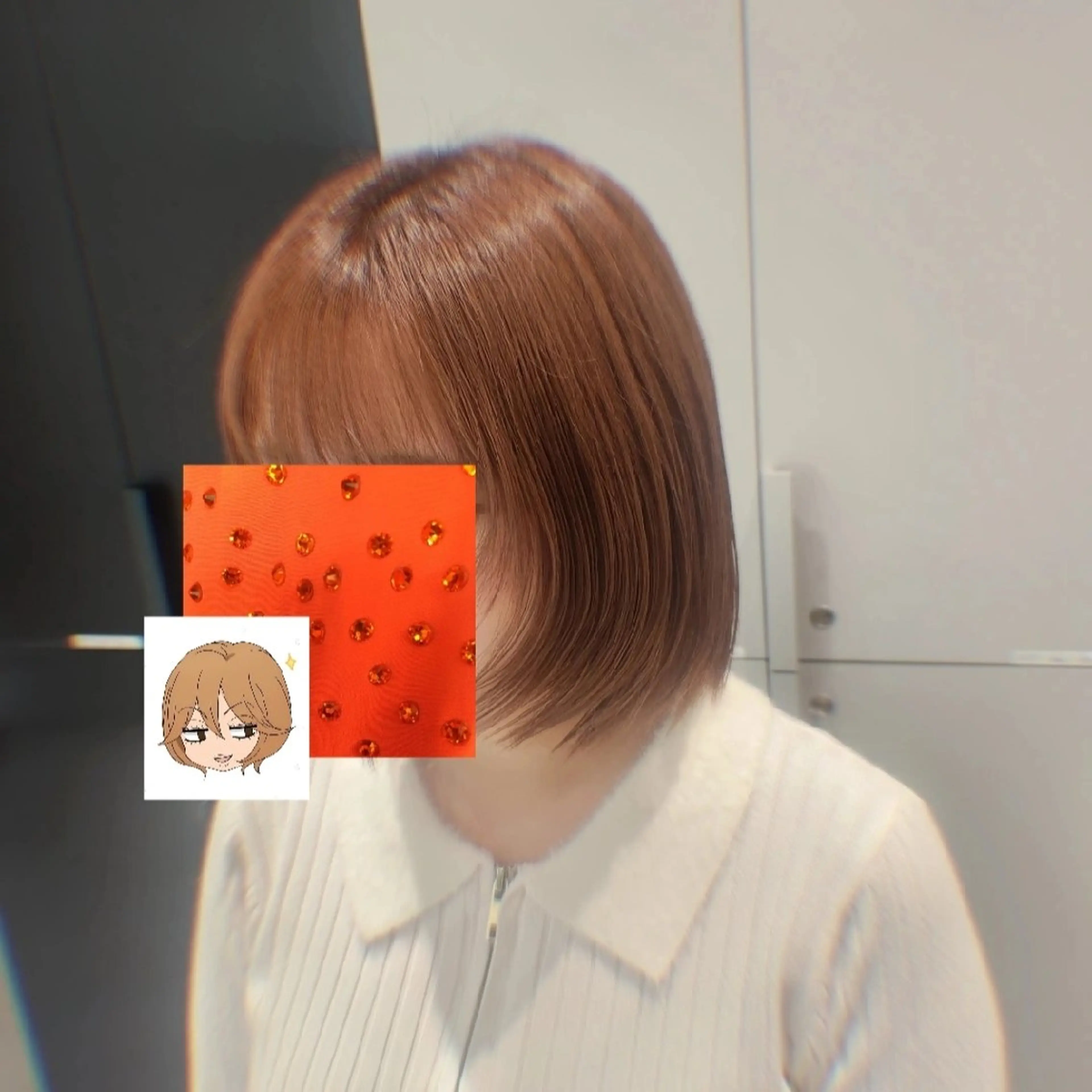 ショート カラー ヘアカラー 𝔅𝔈ℭ𝔎/ 𝔪𝔦𝔶𝔲のヘアスタイル