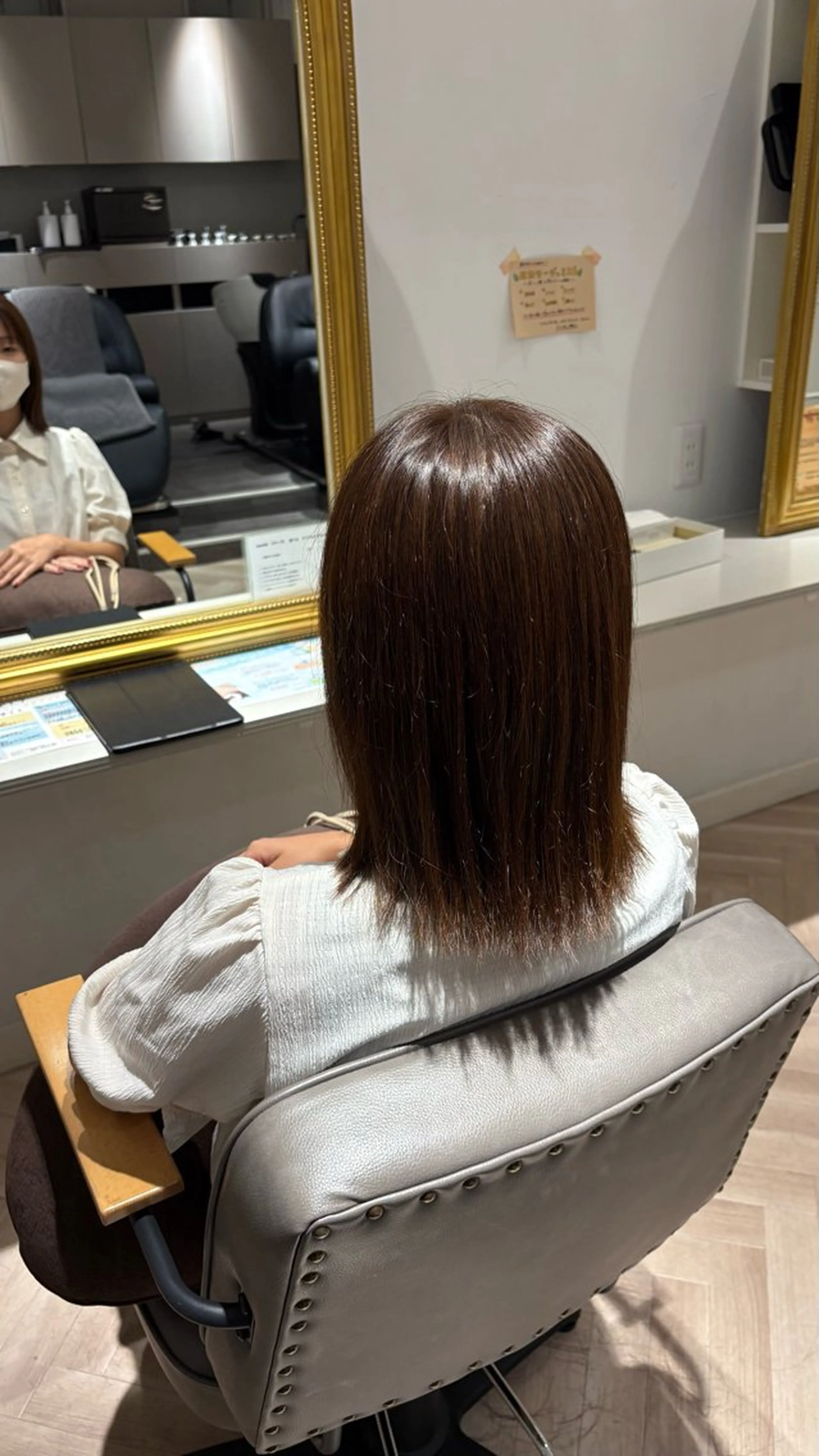 ミディアム ワンレンボブ ボブ Borde HAIR所属・大谷 駿介のヘアスタイル