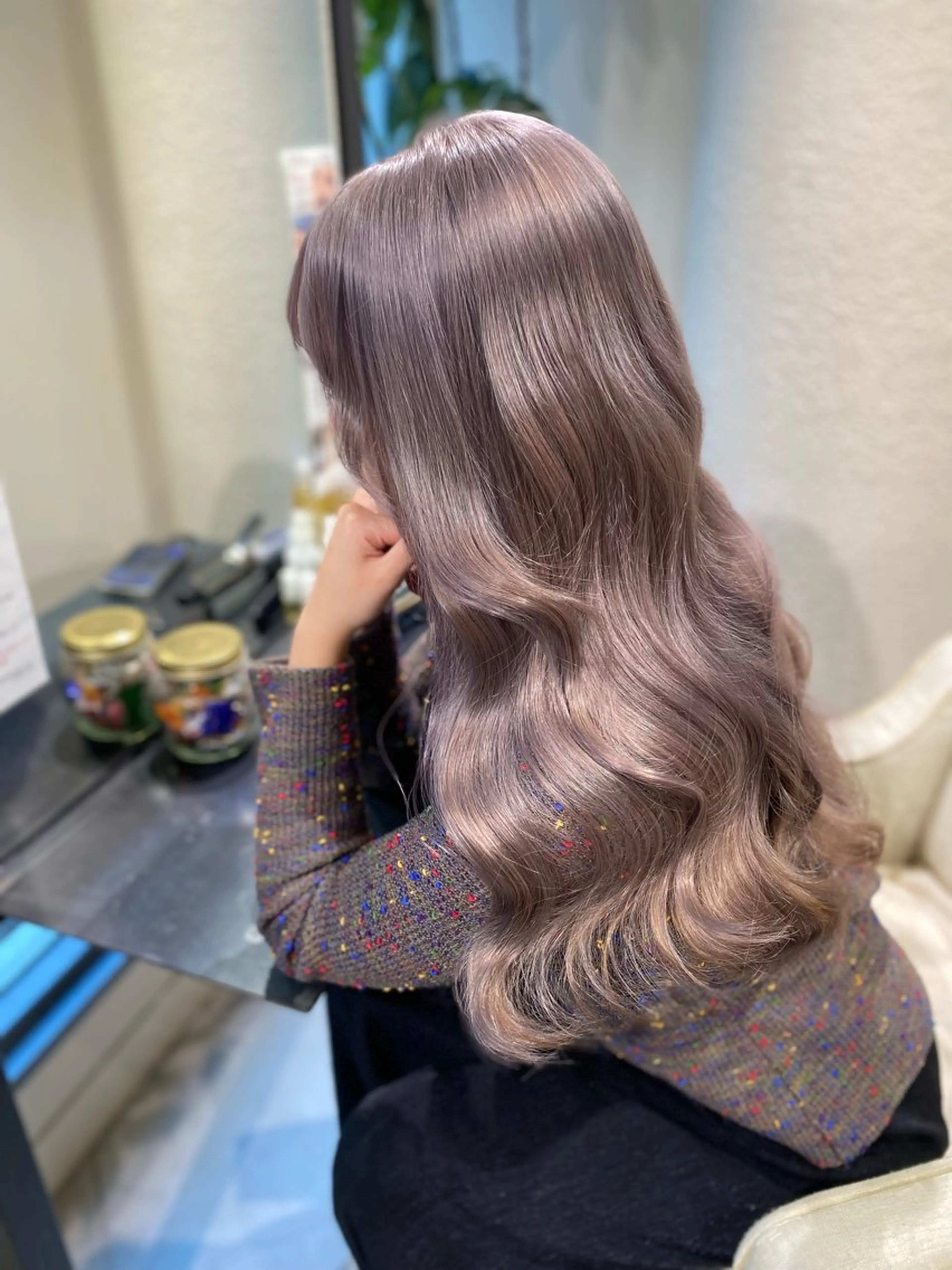 カラー ヘアカラー トリートメント ハイトーン✨艶髪💘 💘 AYANO💘のヘアスタイル