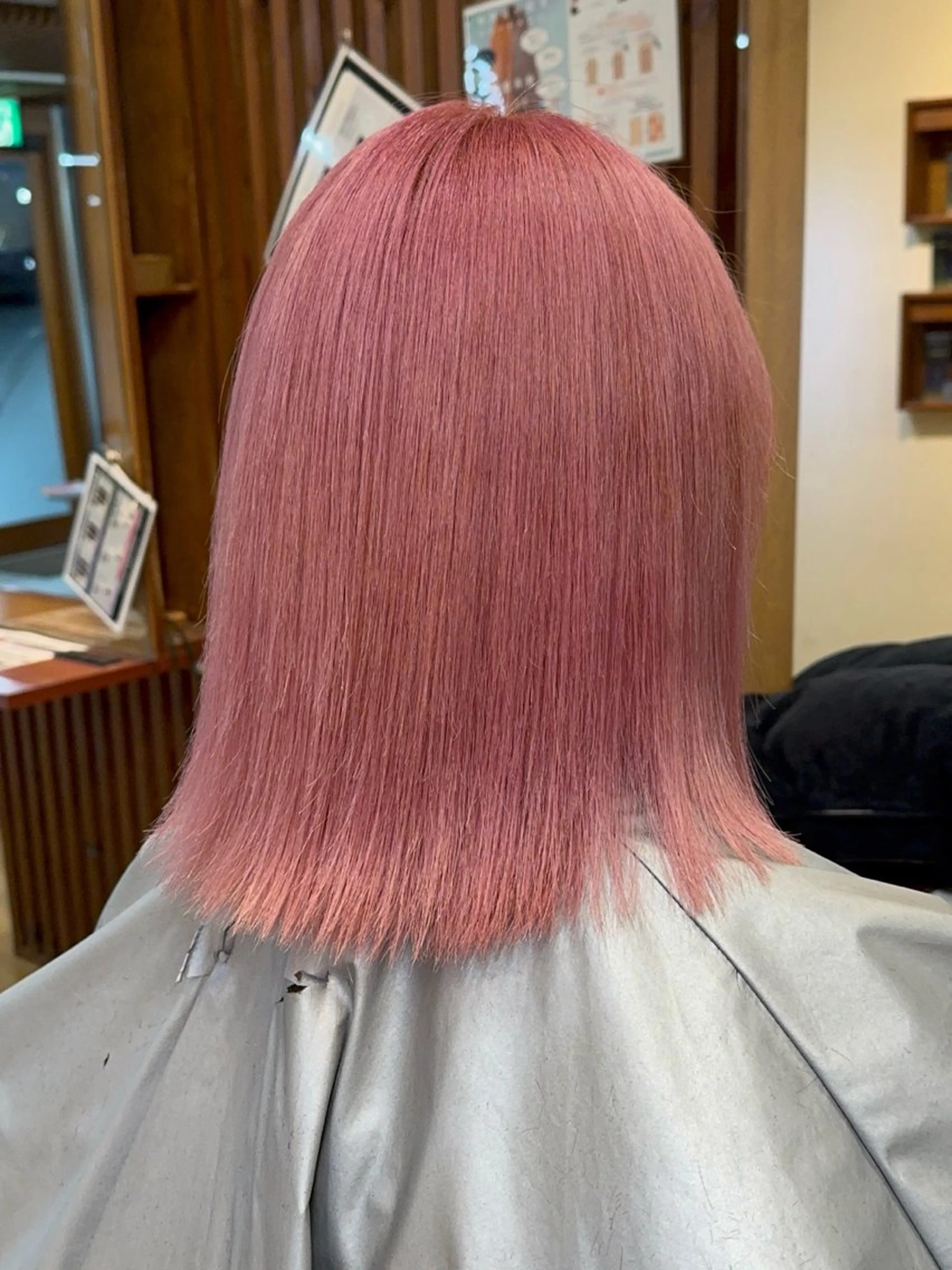 ミディアム カラー ヘアカラー ルーツ/ デザイン/ ハイトーン/おこのぎのヘアスタイル